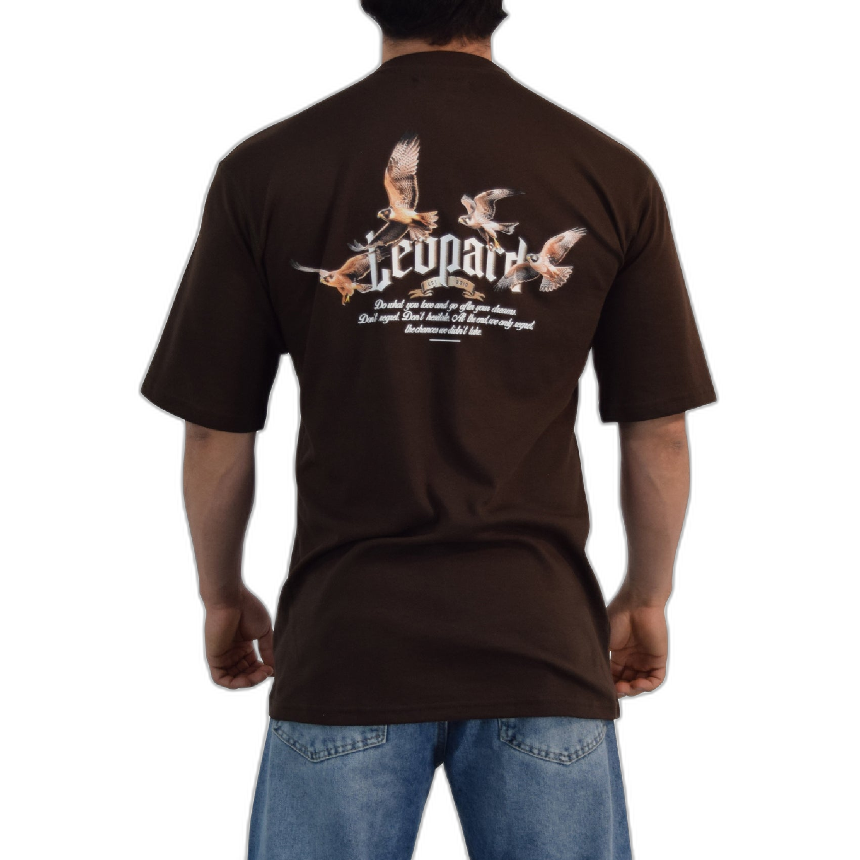 Playera Oversized Freedom Hawks Brown