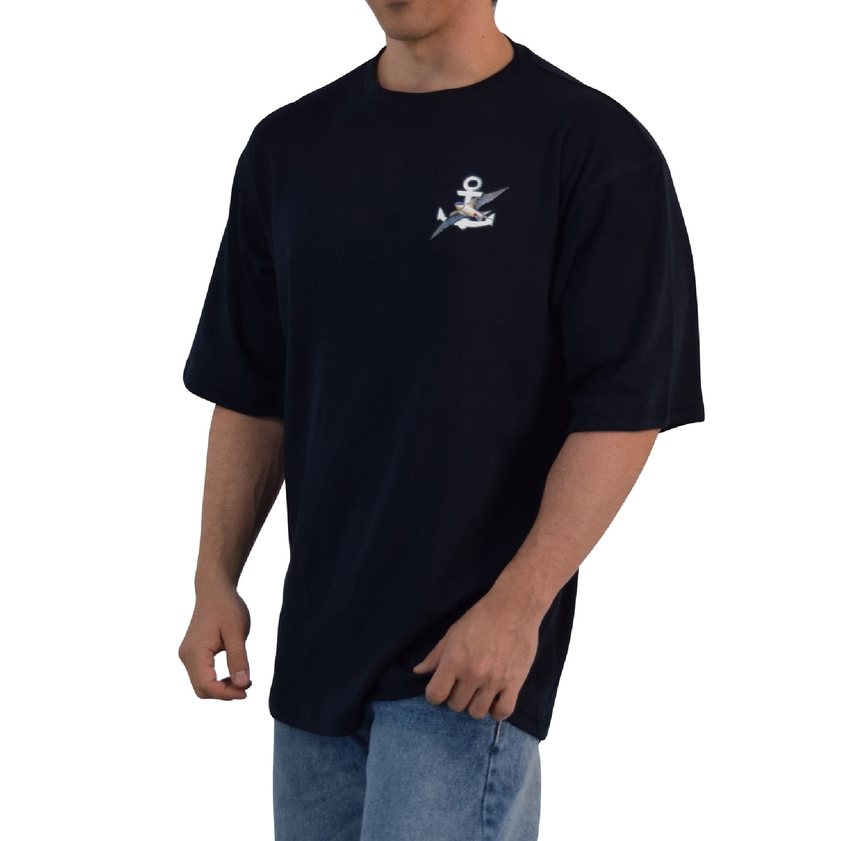 Playera Oversized Freedom Woodswallow Navy