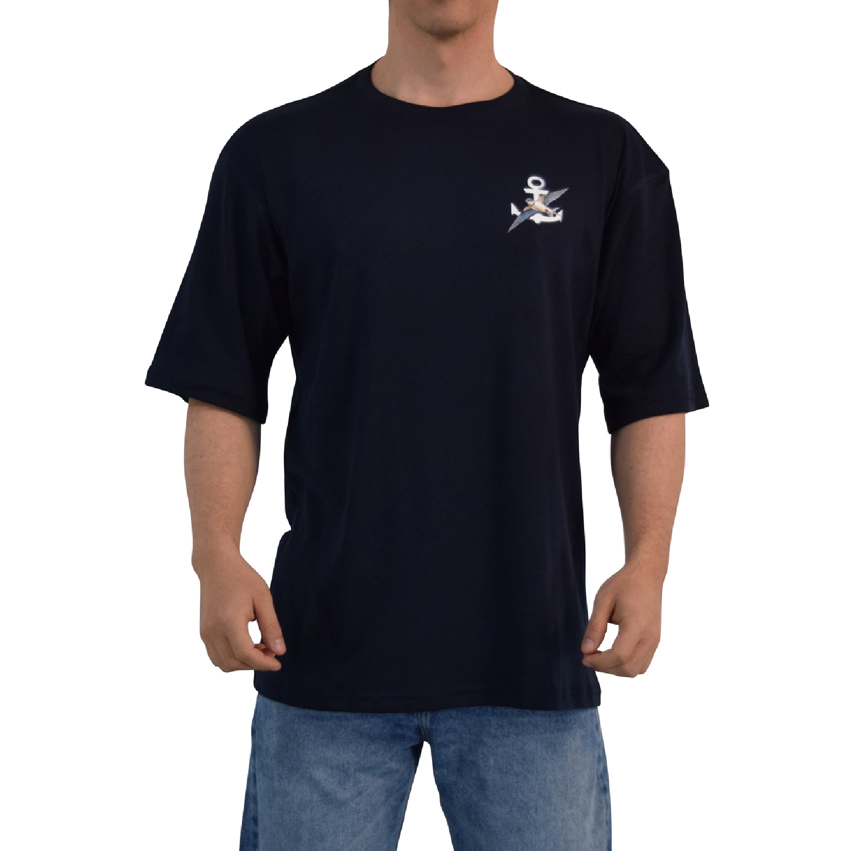 Playera Oversized Freedom Woodswallow Navy