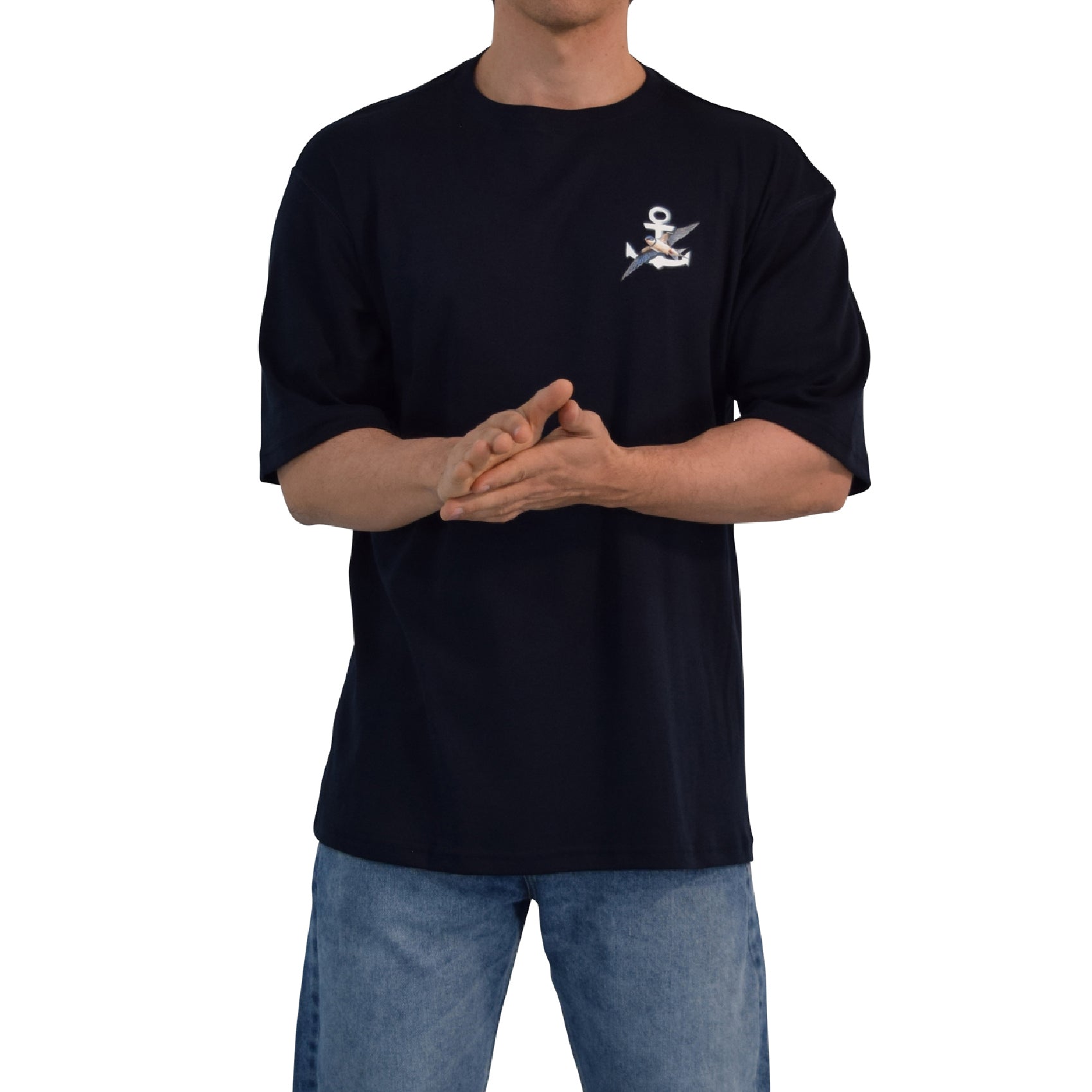 Playera Oversized Freedom Woodswallow Navy