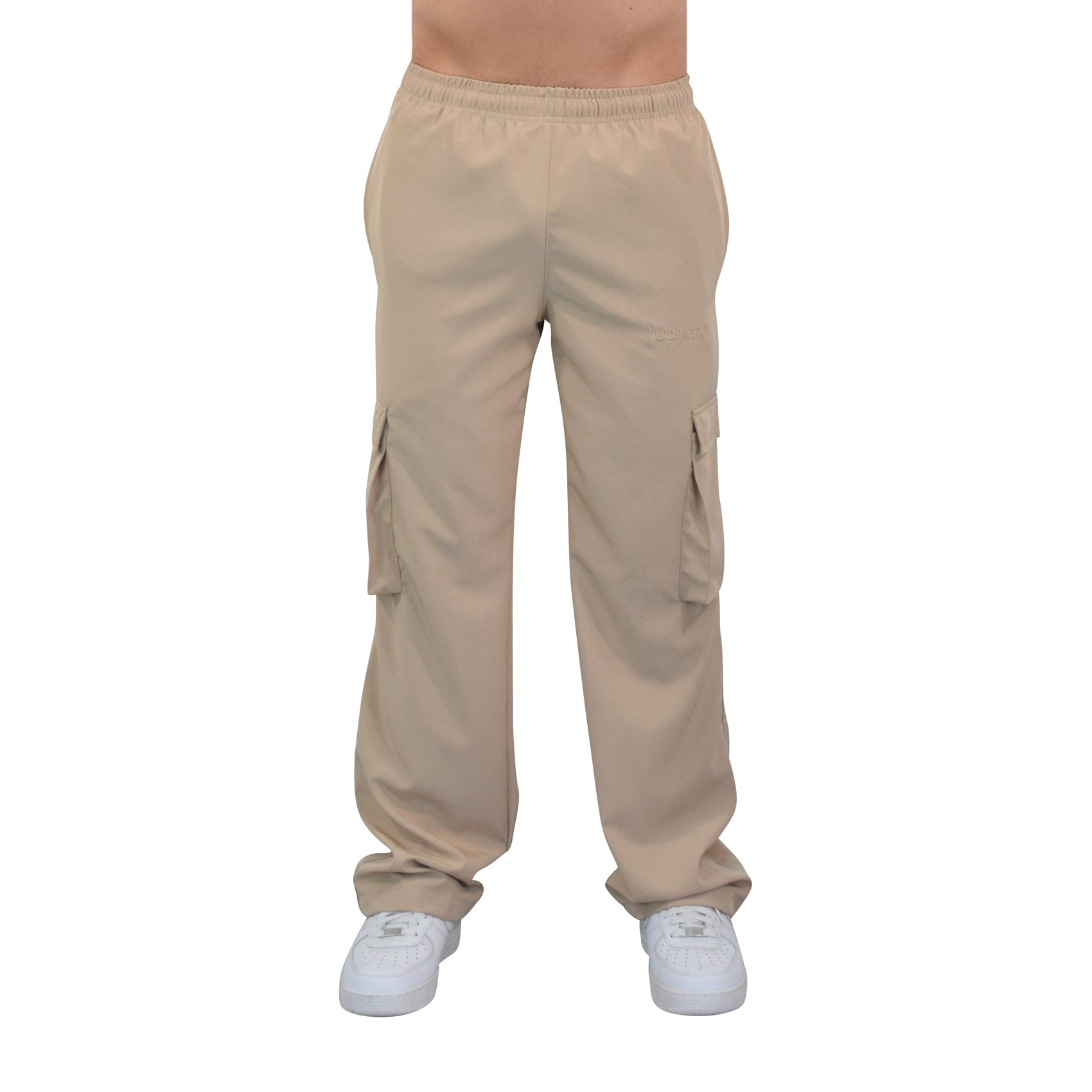 Parachute Cargo Track Pants Trouser Sand