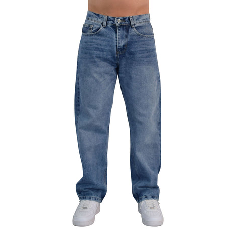 Ultra Relaxed Baggy Jeans Washed Light Blue