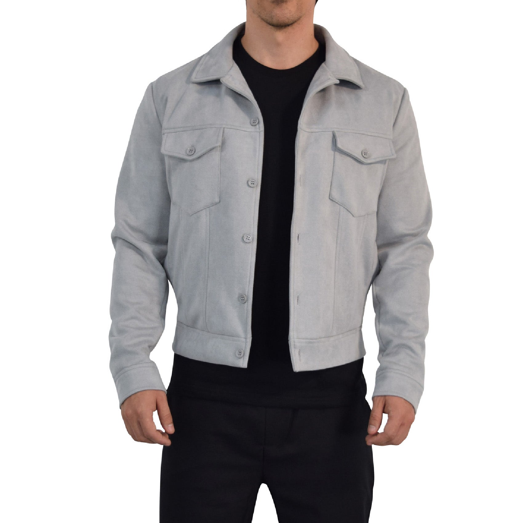 Roll Neck Sweater Light Gray