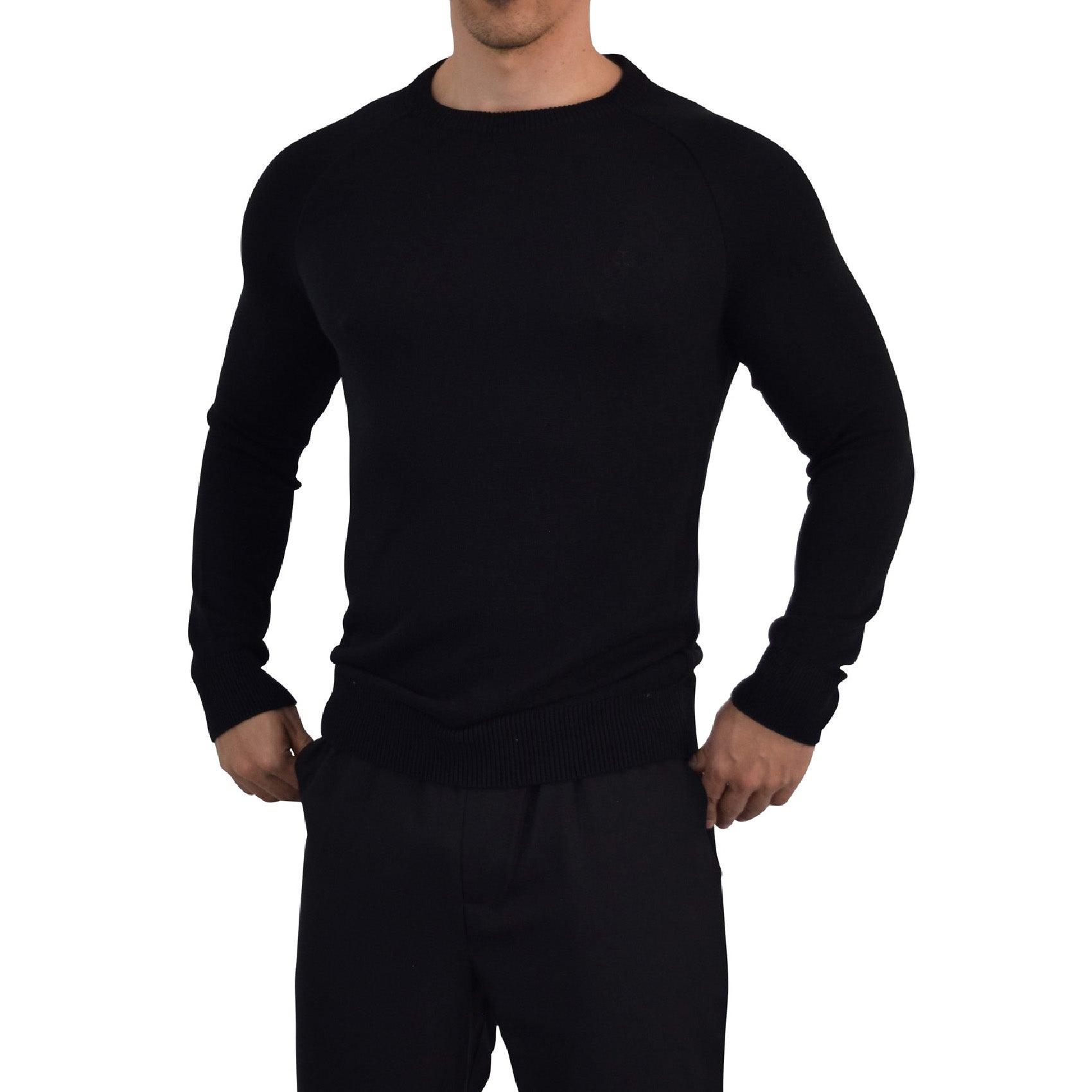 Bambu Ranglan Sweater Black