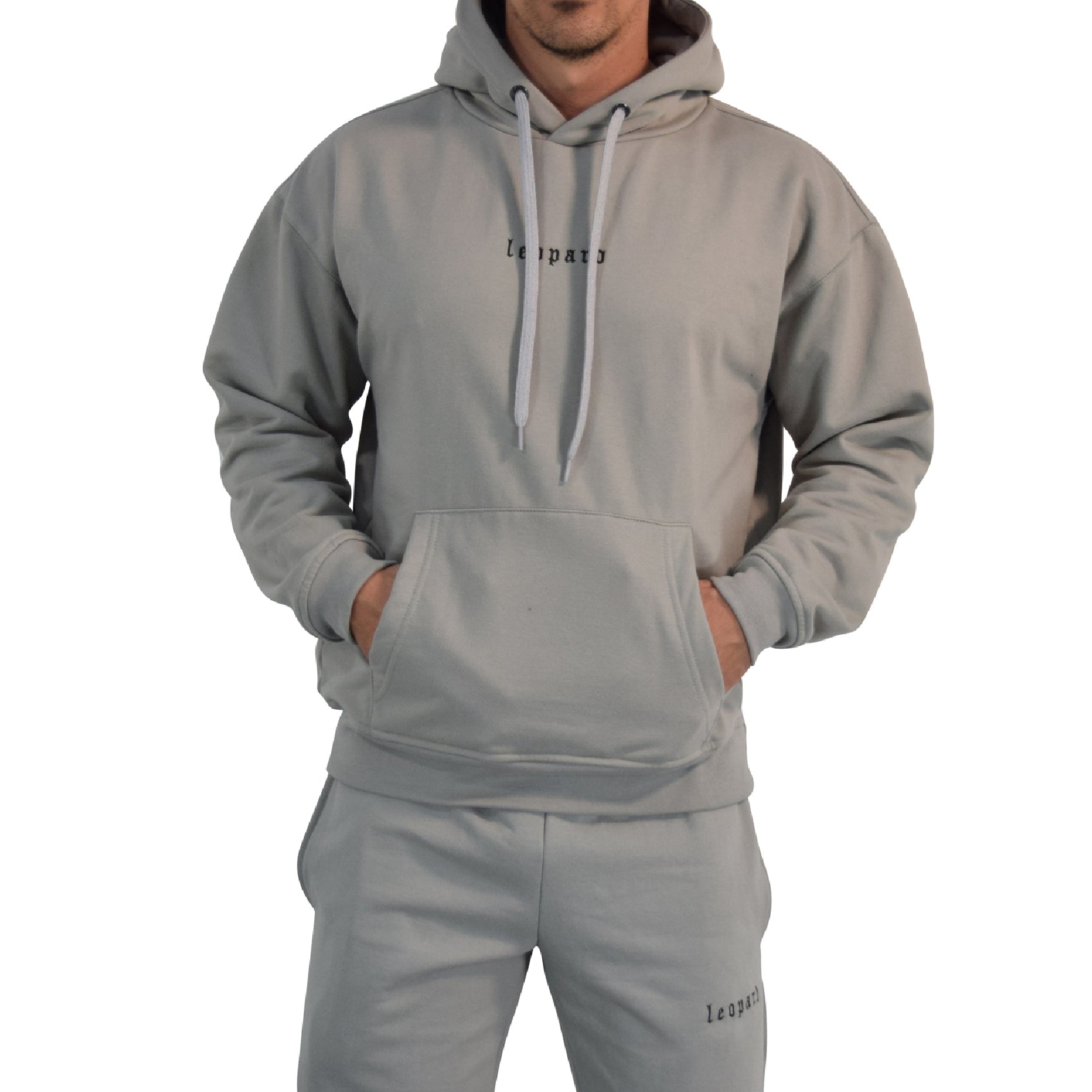 Training Hoodie Oversized Building Your Best Version Gray