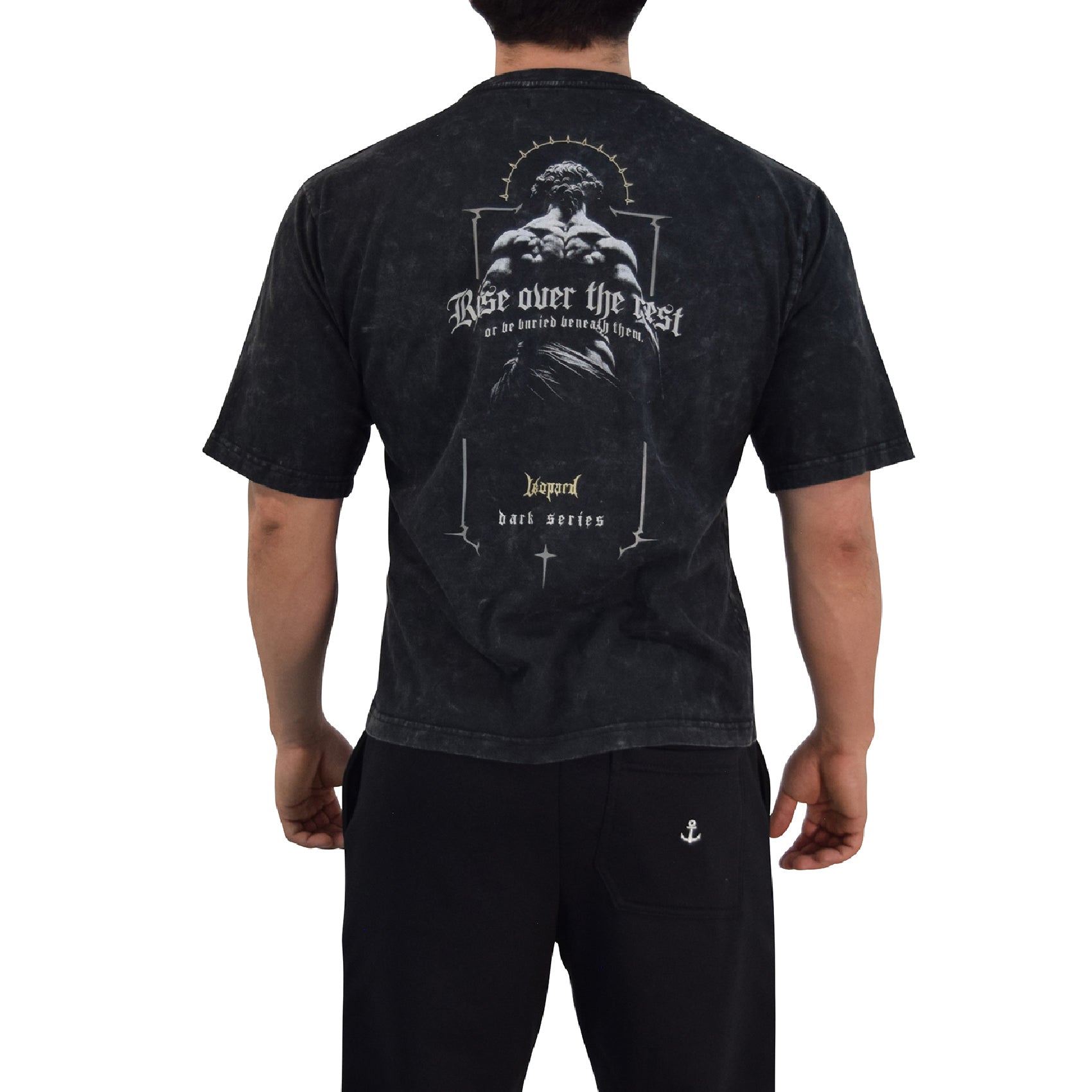 Playera Boxy | Oversized Fit Dark Series Rise Over The Rest Acid