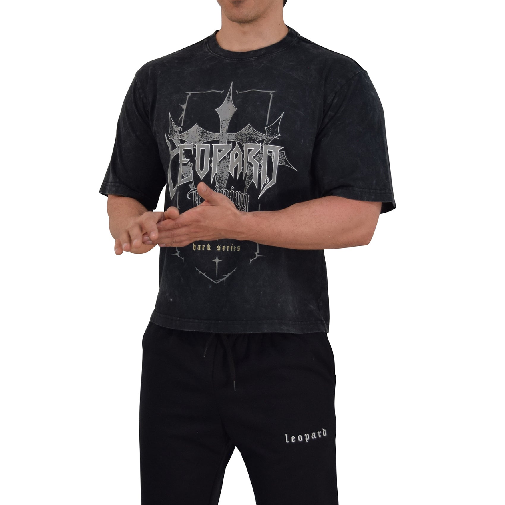 Playera Boxy | Oversized Fit Dark Series Celtic Acid Black