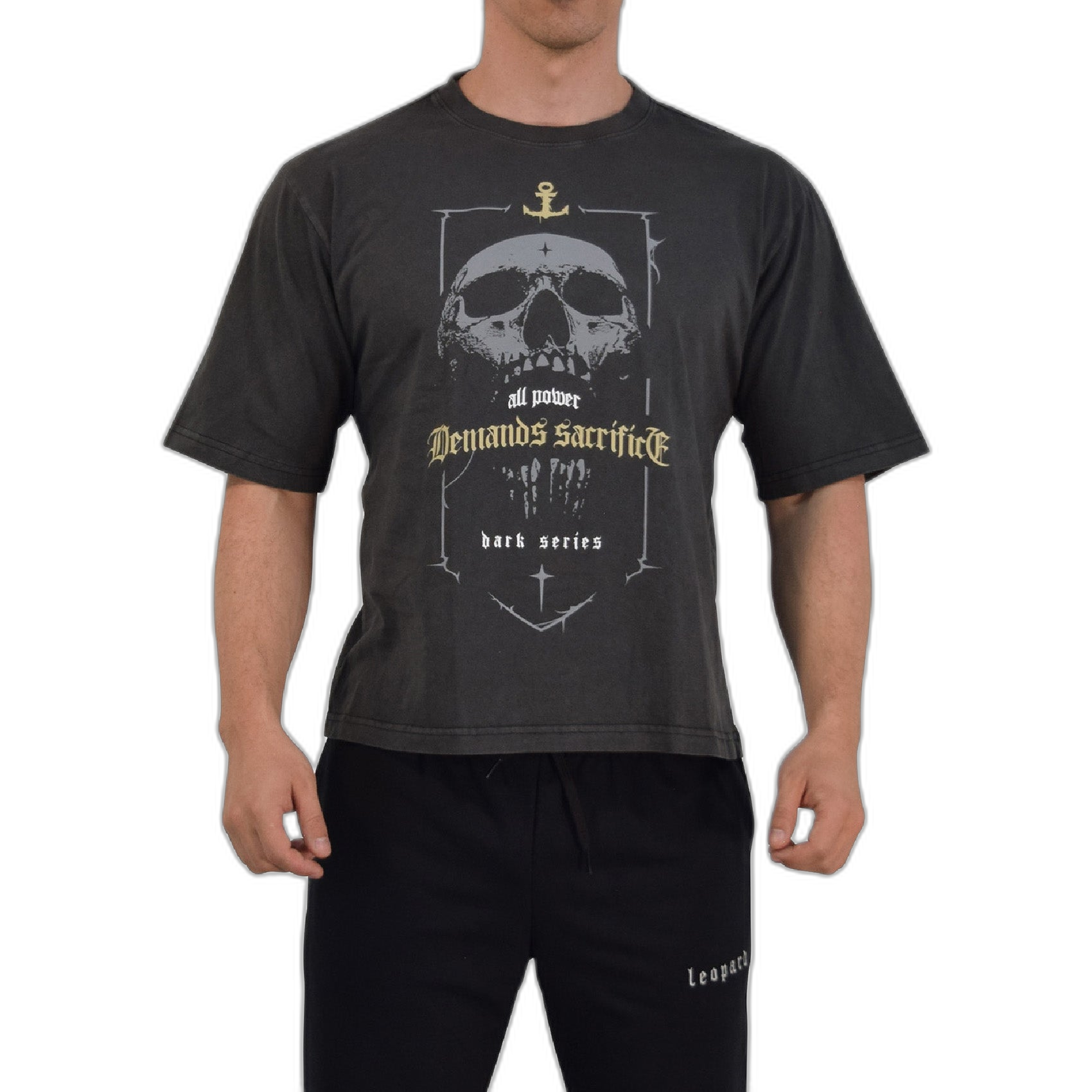 Playera Boxy | Oversized Fit Dark Series All Power Demands Sacrifice Pigment