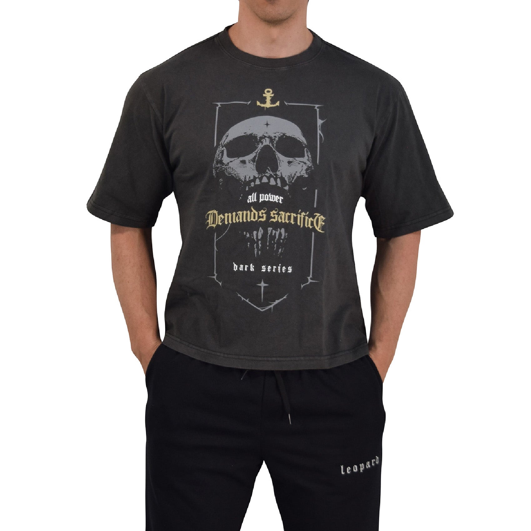 Playera Boxy | Oversized Fit Dark Series All Power Demands Sacrifice Pigment