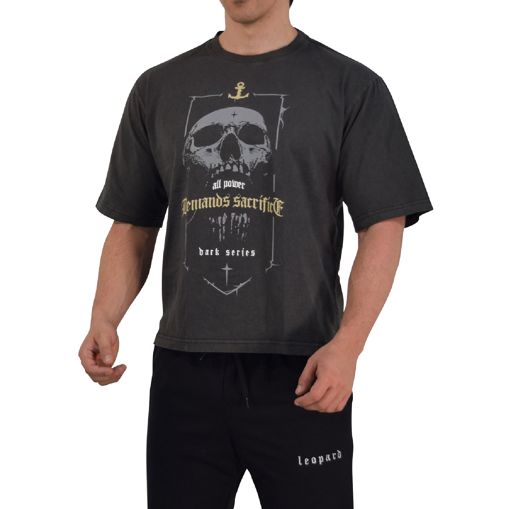 Playera Boxy | Oversized Fit Dark Series All Power Demands Sacrifice Pigment