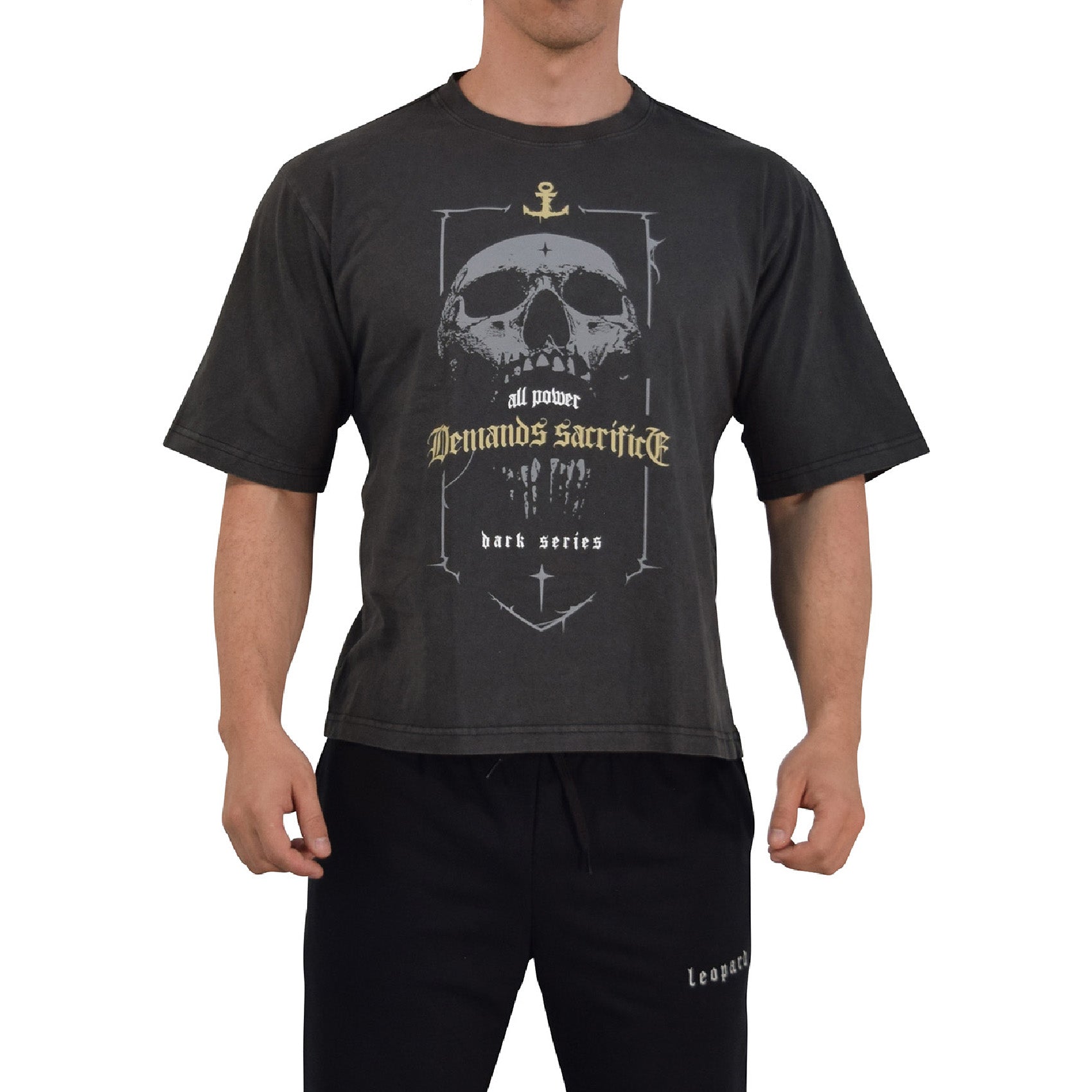 Playera Boxy | Oversized Fit Dark Series All Power Demands Sacrifice Pigment