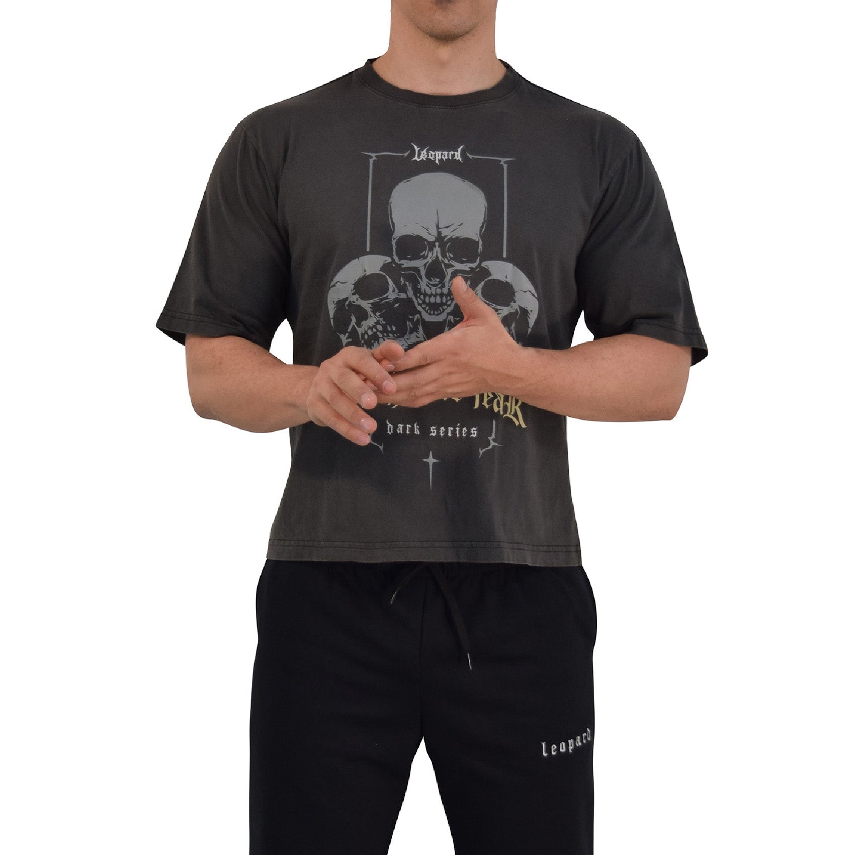 Playera Boxy | Oversized Fit Dark Series Faith Over Fear Pigment