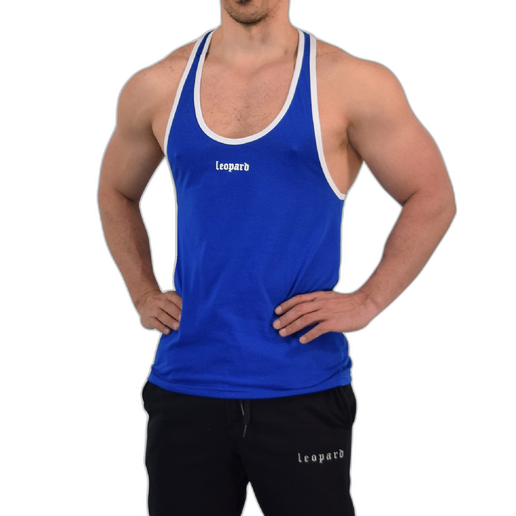 Stringer Tank Powerhouse Royal 3D Logo White