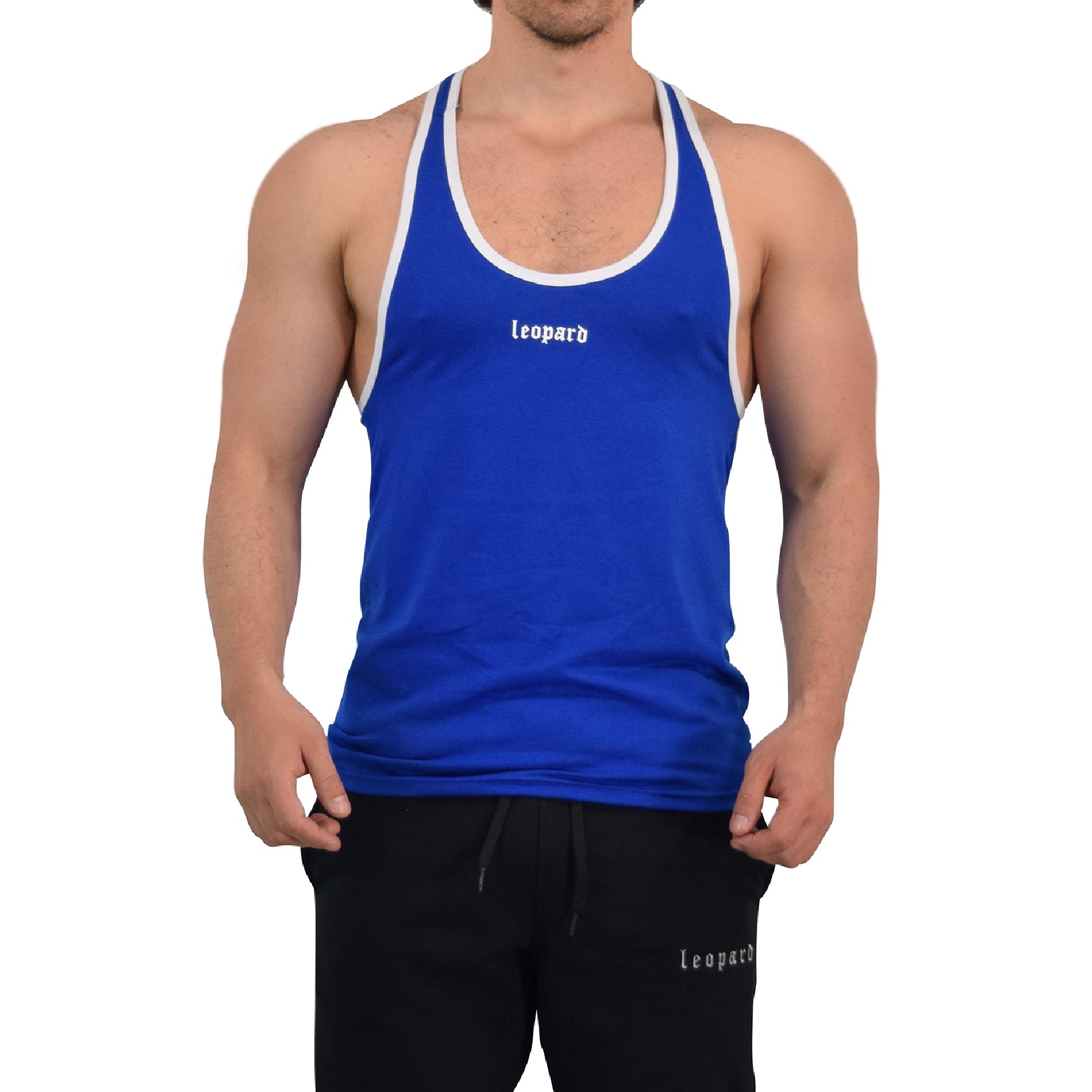 Stringer Tank Powerhouse Royal 3D Logo White