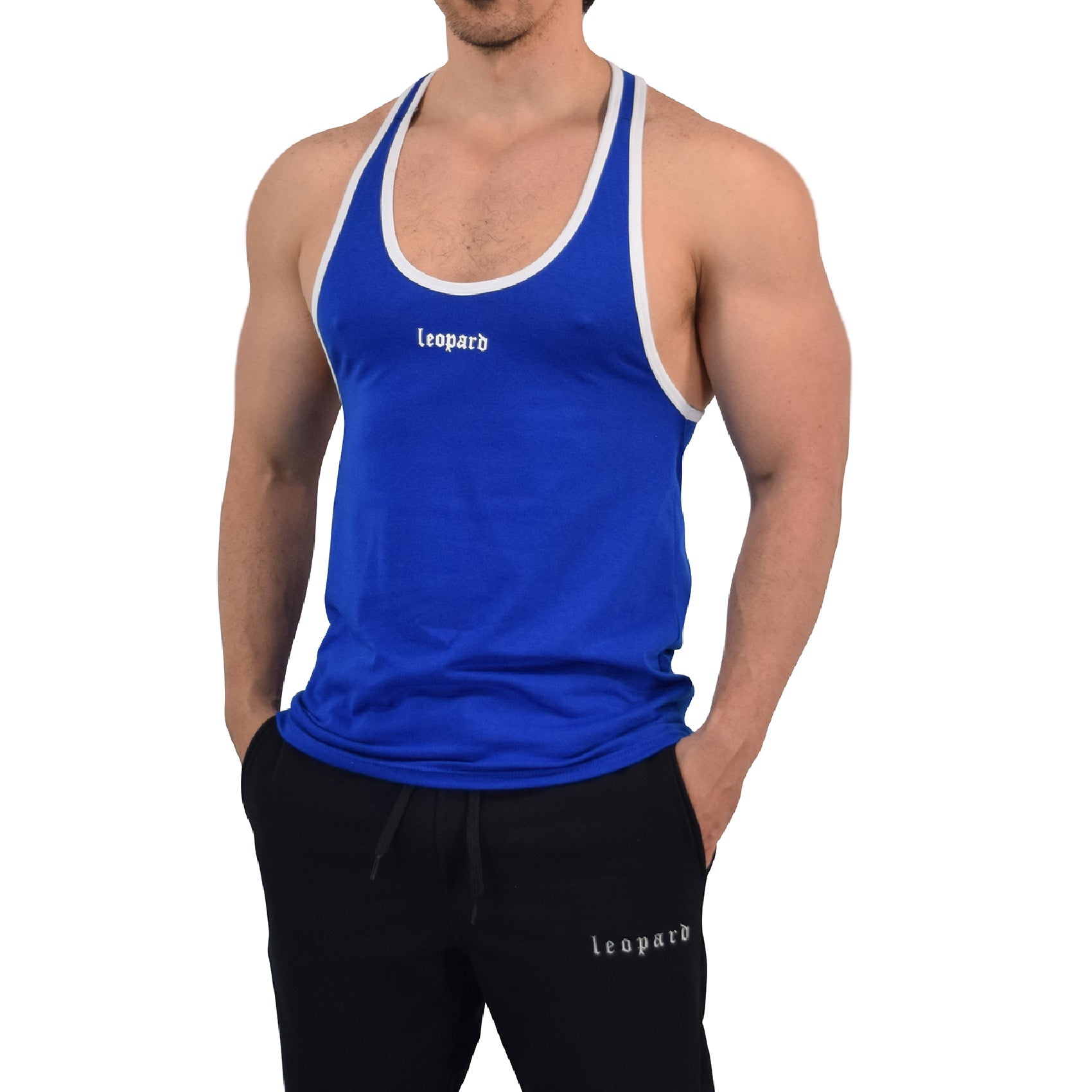 Stringer Tank Powerhouse Royal 3D Logo White