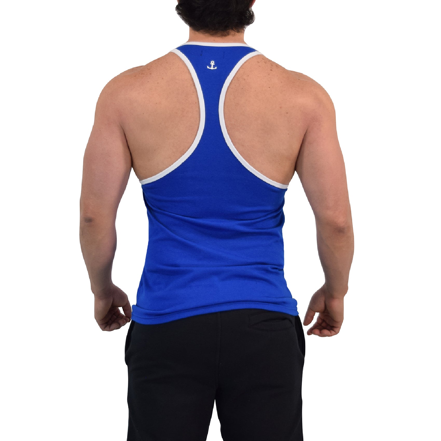 Stringer Tank Powerhouse Royal 3D Logo White