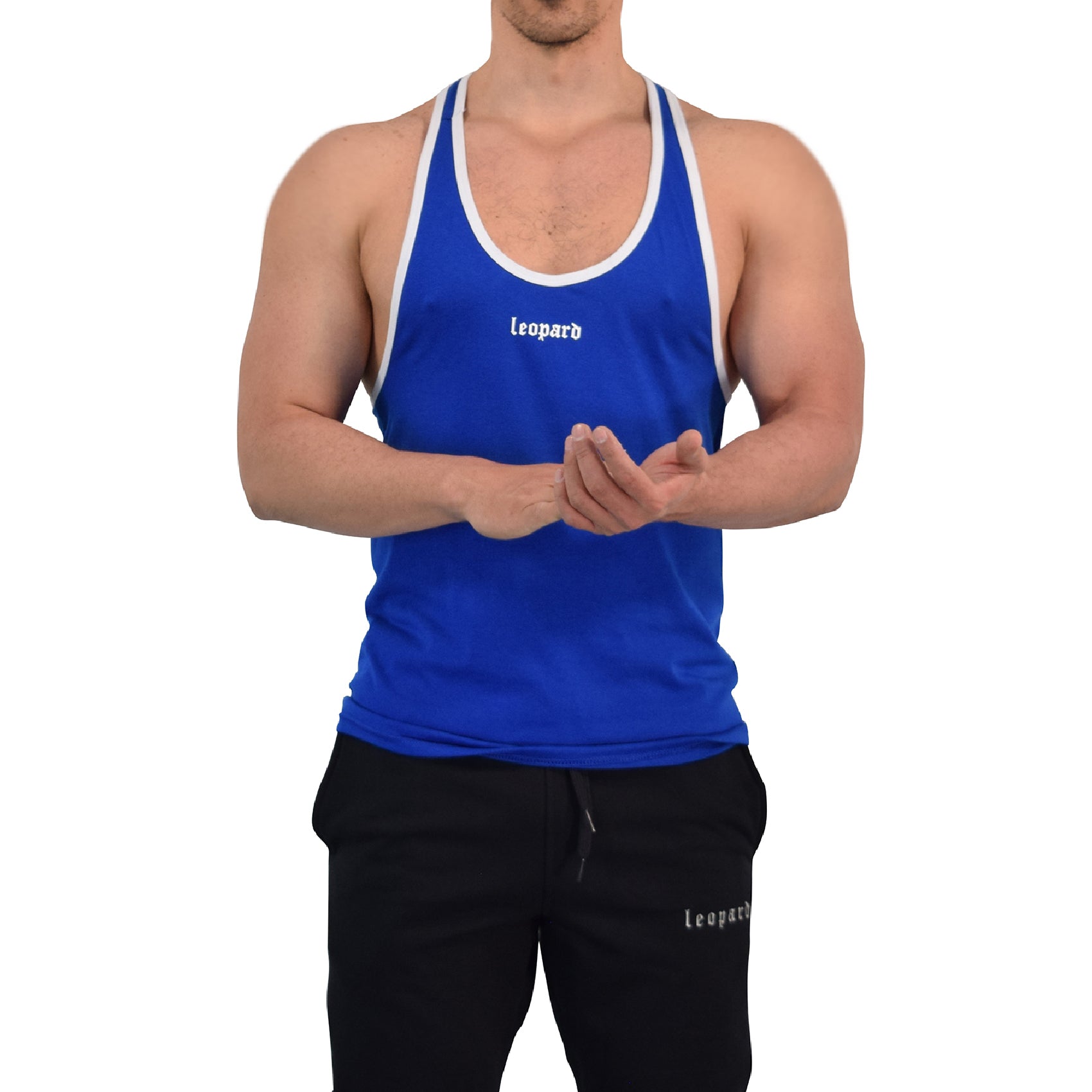 Stringer Tank Powerhouse Royal 3D Logo White