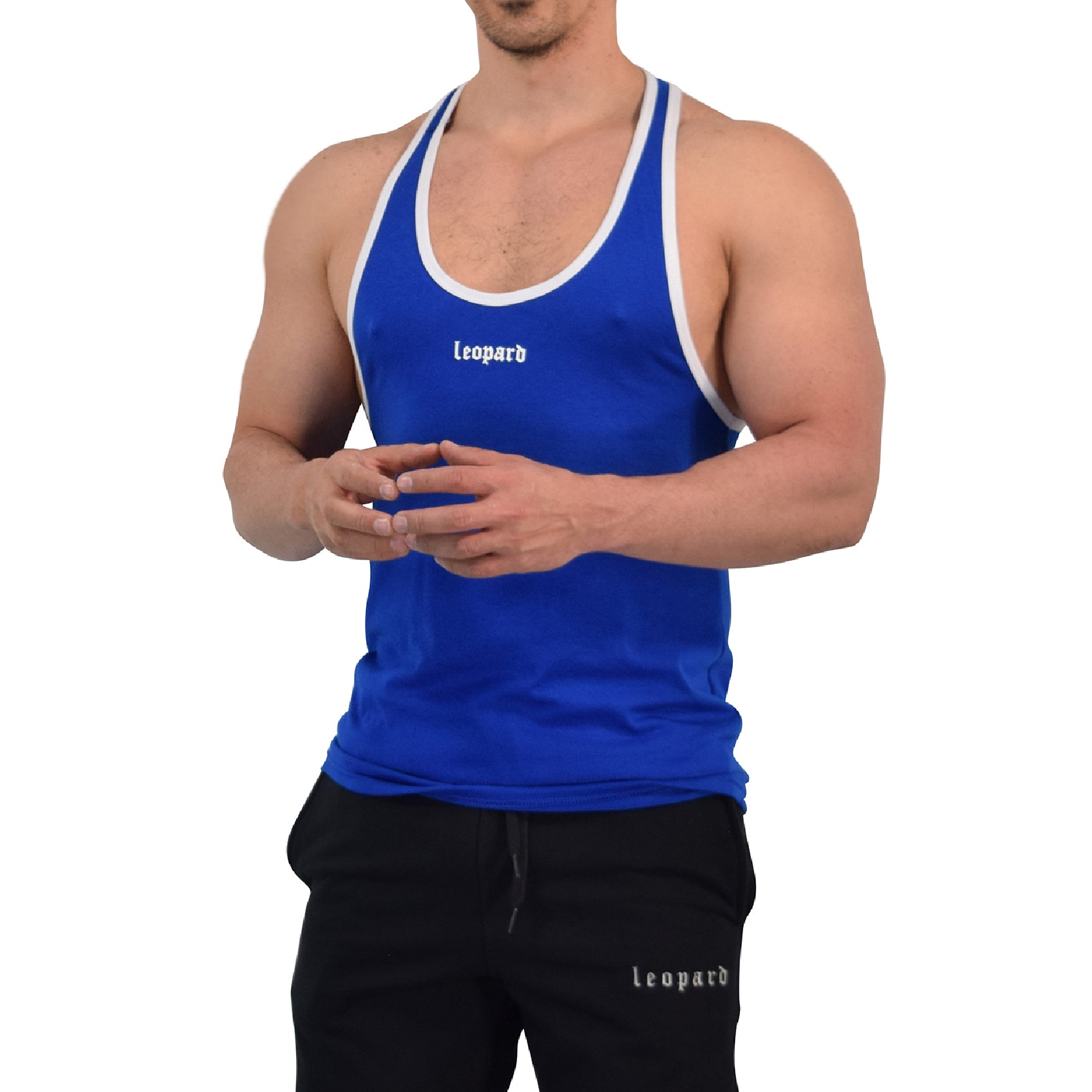 Stringer Tank Powerhouse Royal 3D Logo White