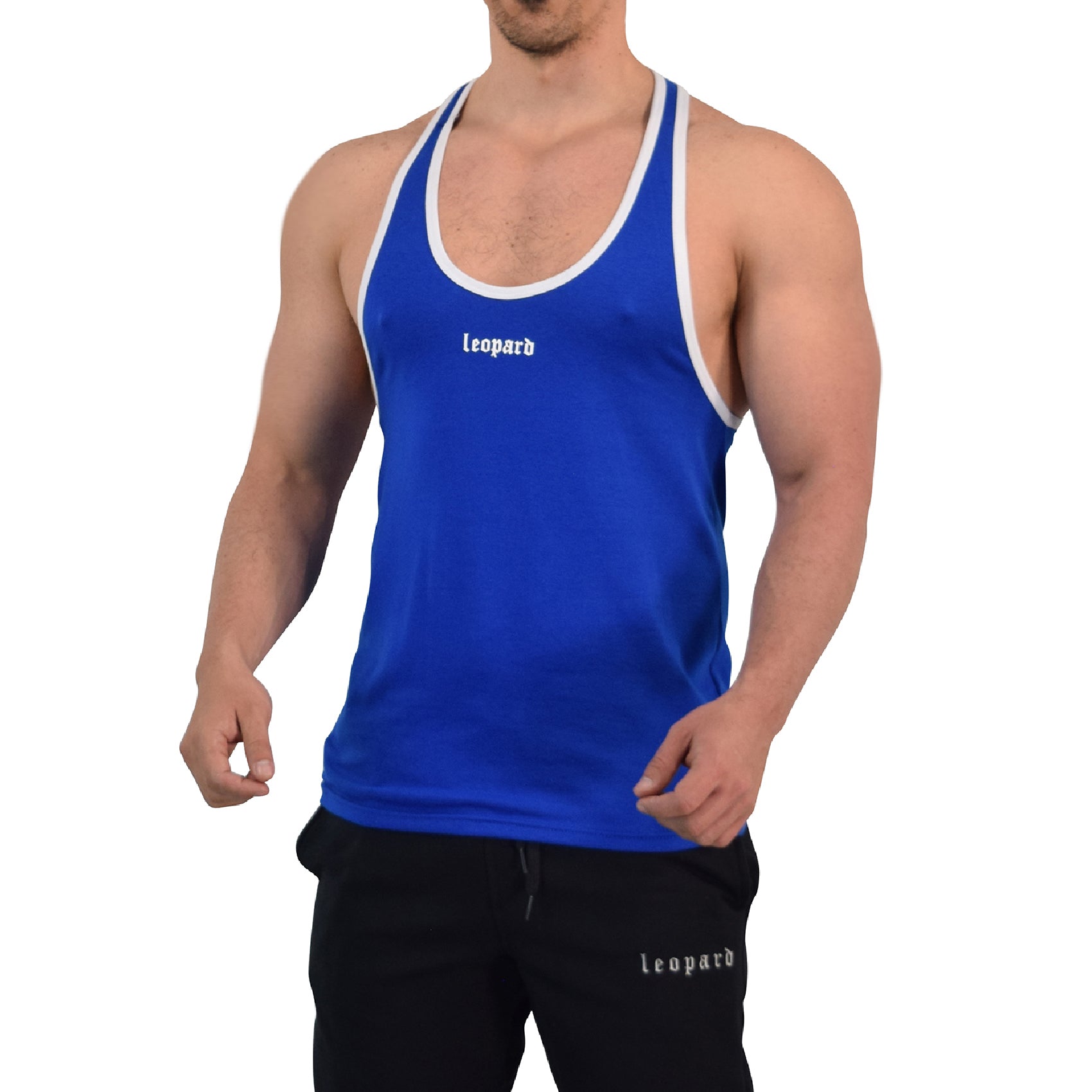 Stringer Tank Powerhouse Royal 3D Logo White