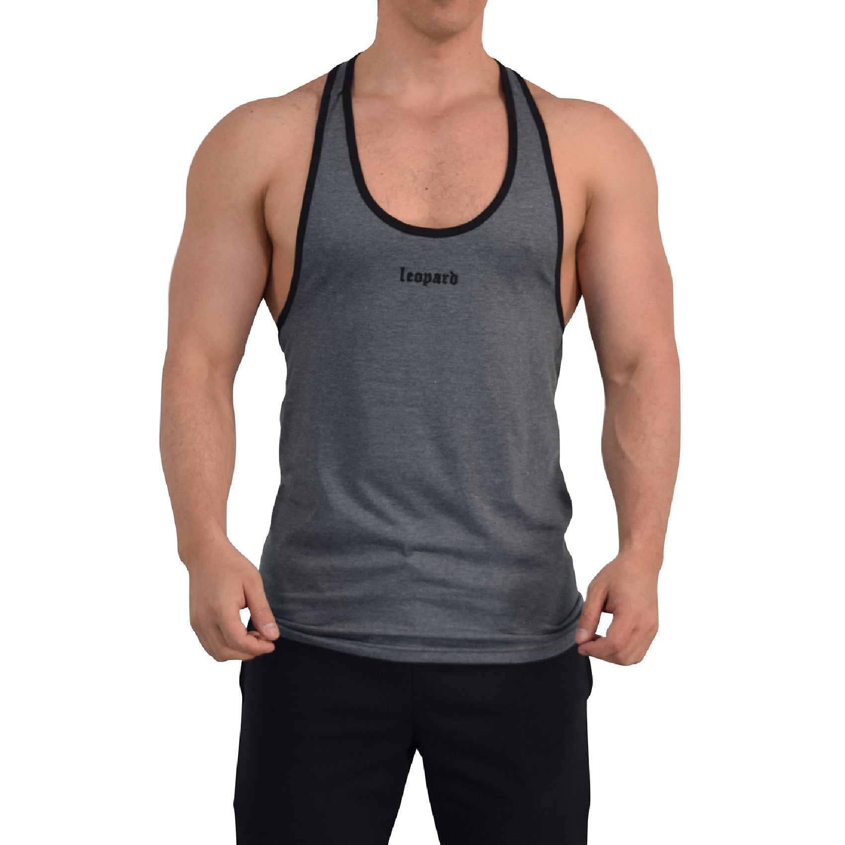 Tank Powerhouse Dark Gray 3D Logo Black