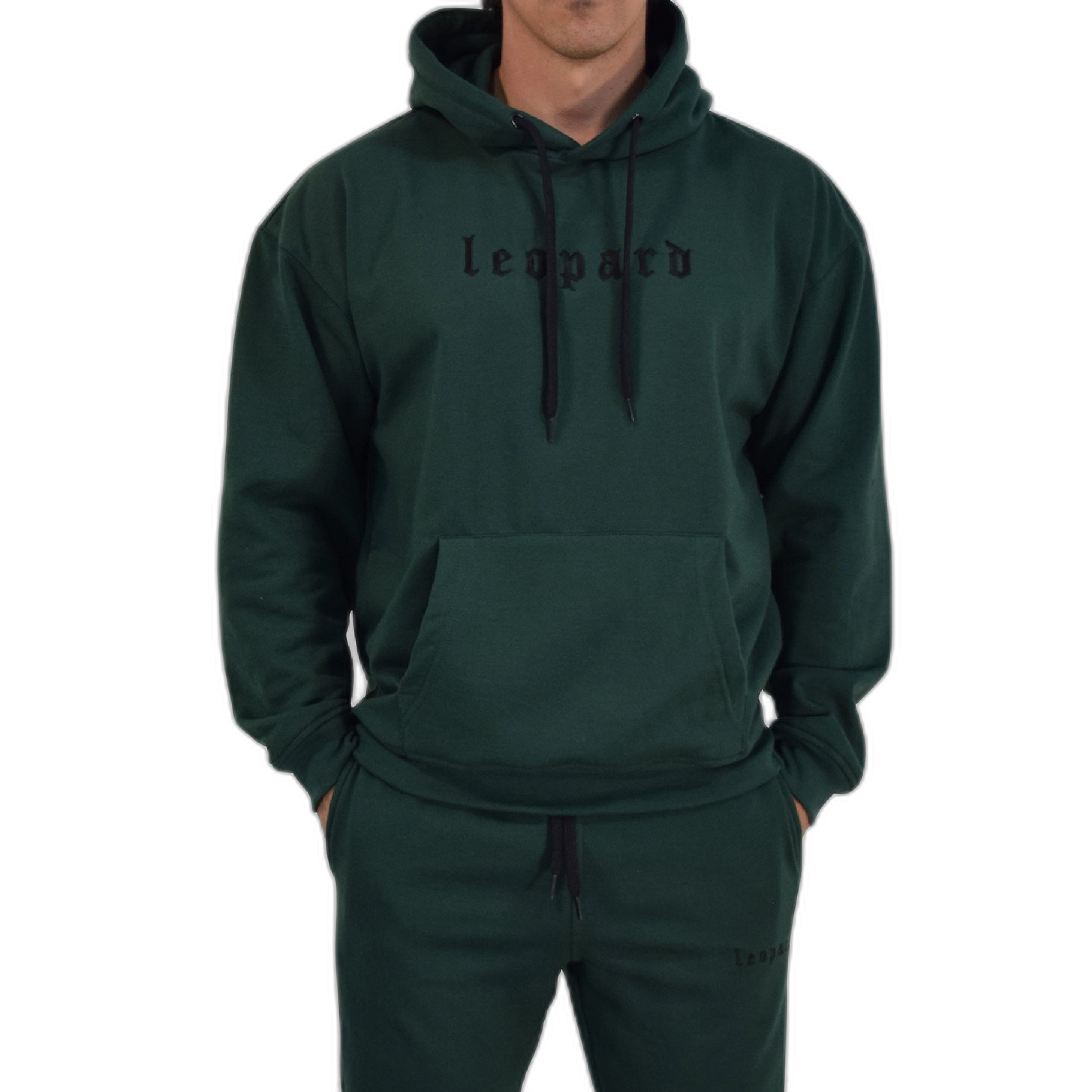 Chillout Hoodie Oversized Dark Green Power Logo