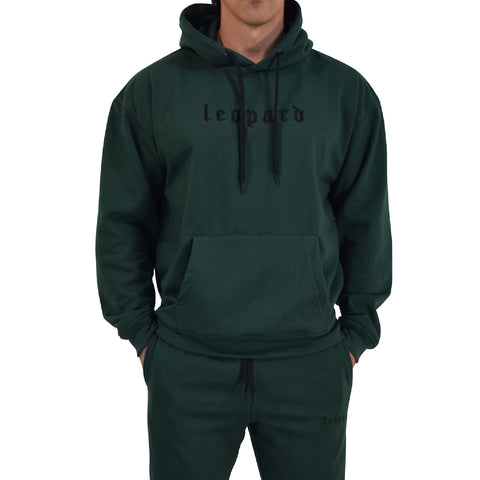 Chillout Hoodie Oversized Dark Green Power Logo
