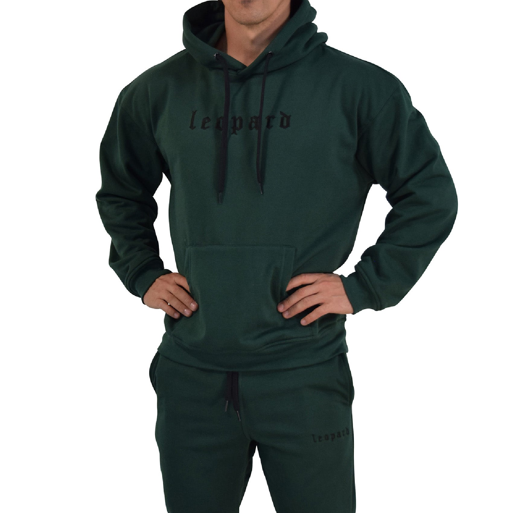 Chillout Hoodie Oversized Dark Green Power Logo