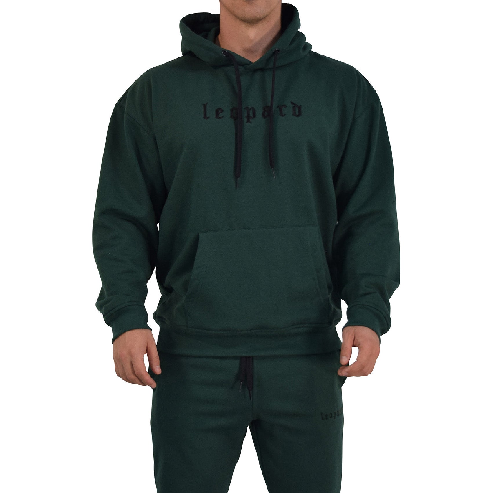 Chillout Hoodie Oversized Dark Green Power Logo