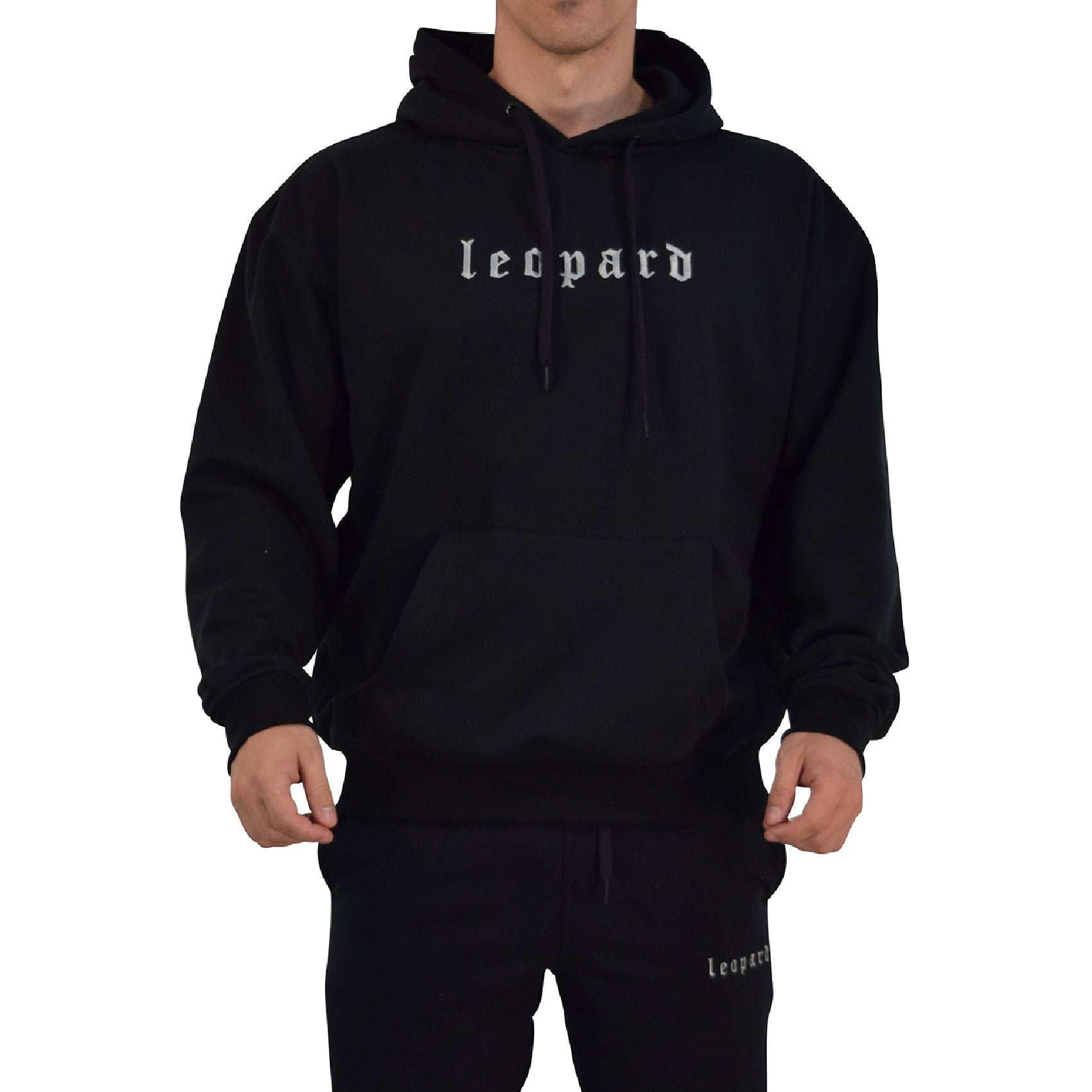 Chillout Hoodie Oversized Deep Black Power Logo