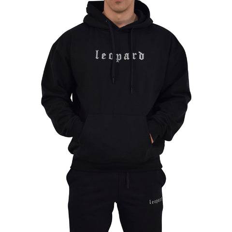 Chillout Hoodie Oversized Deep Black Power Logo