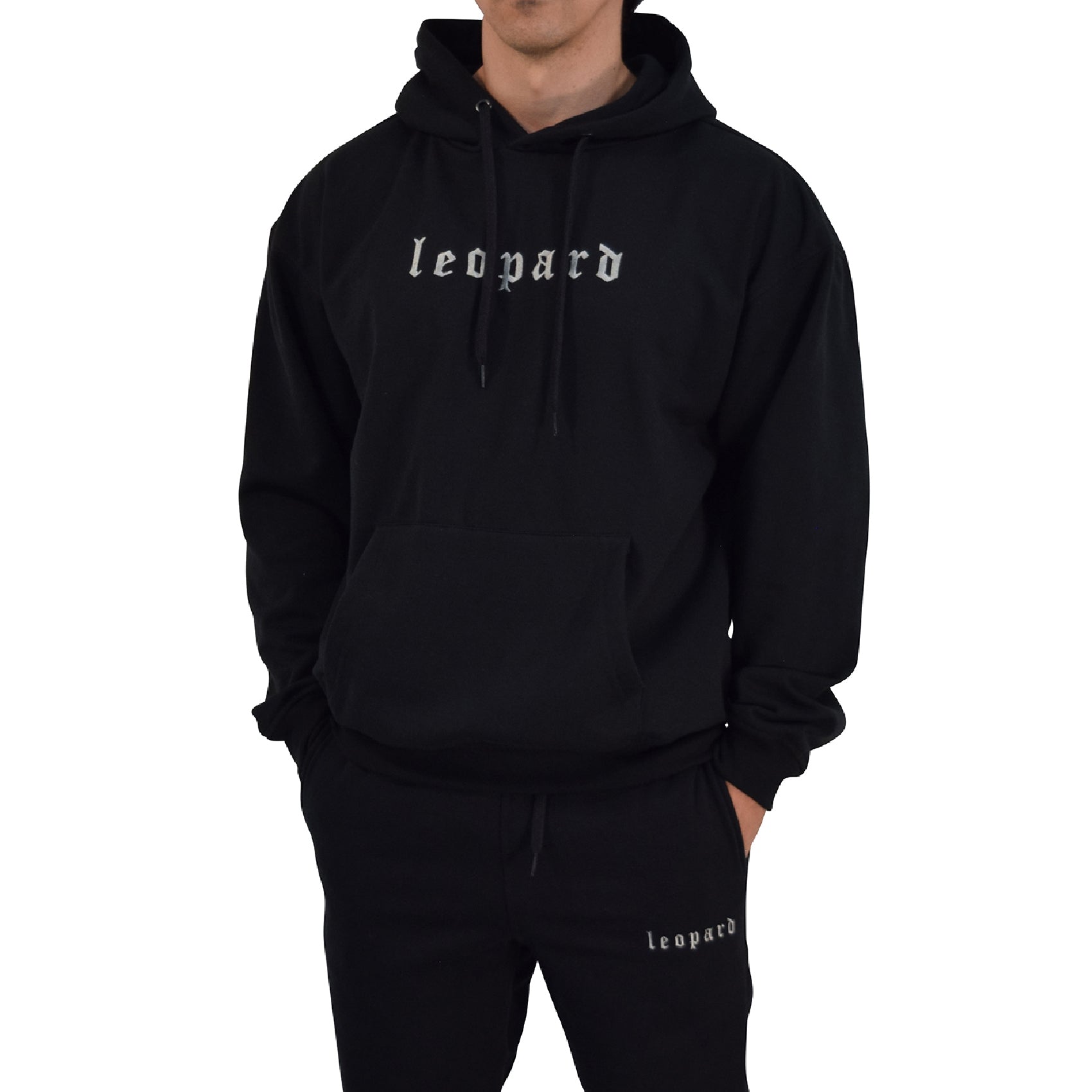 Chillout Hoodie Oversized Deep Black Power Logo