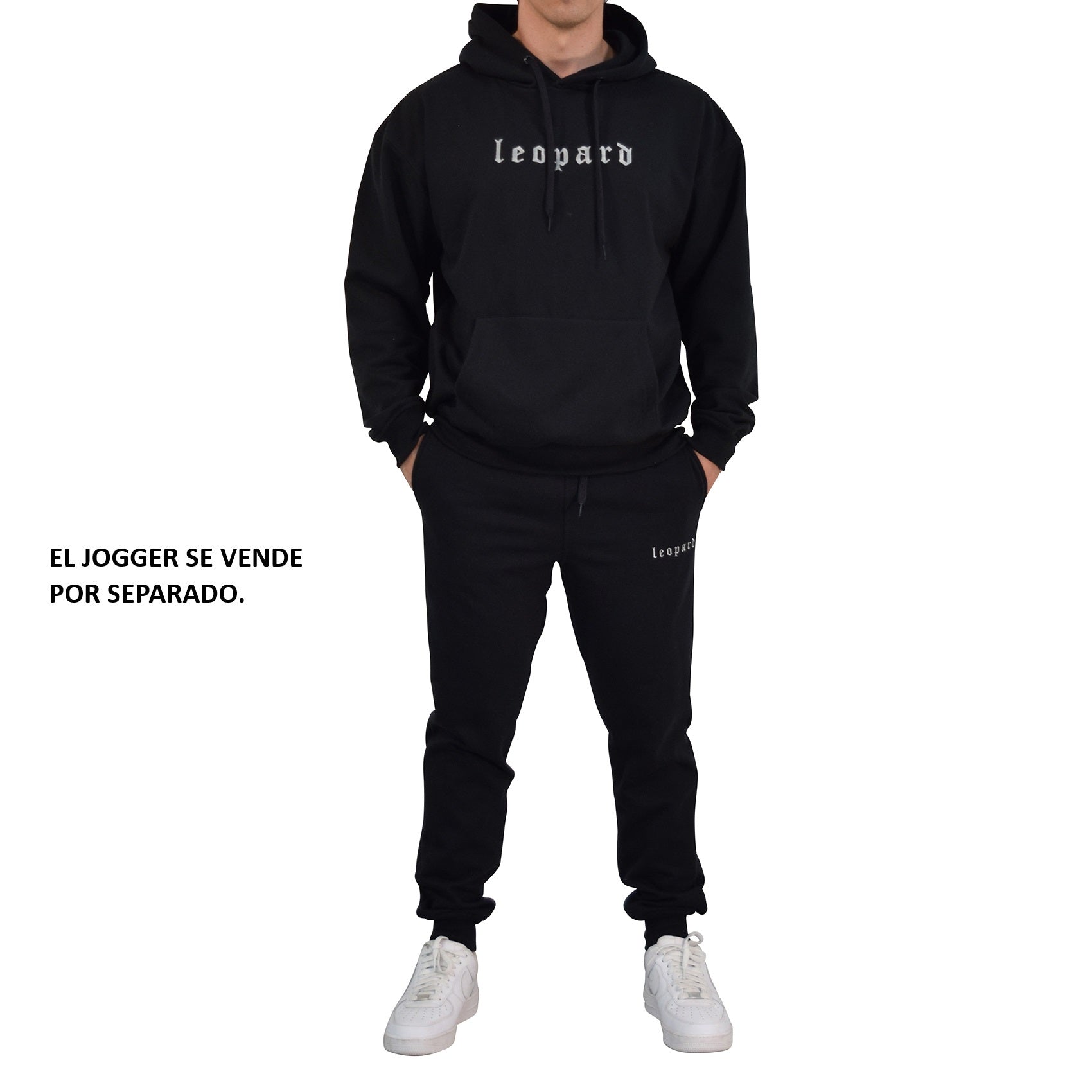 Chillout Hoodie Oversized Deep Black Power Logo