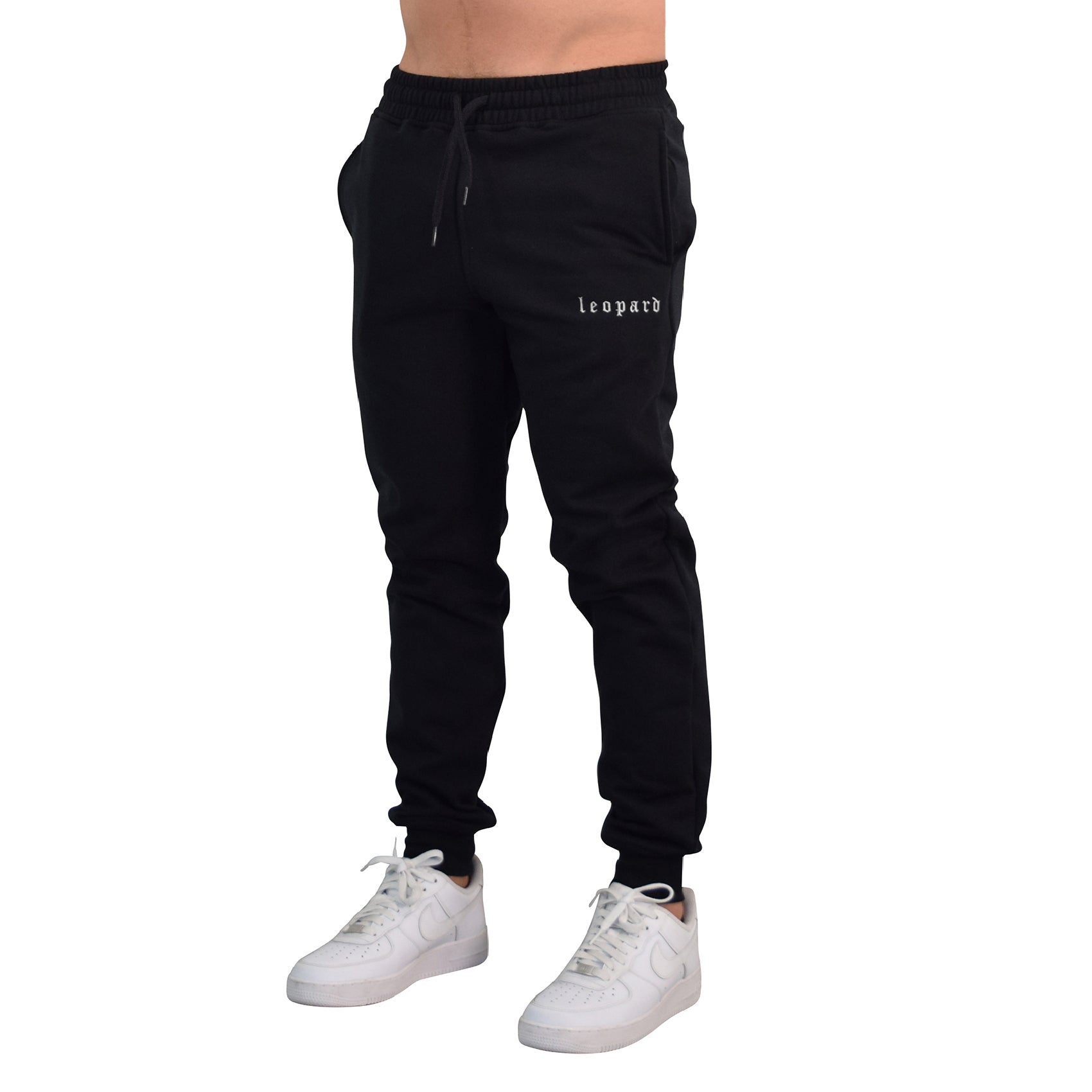 Chillout Jogger Deep Black Power Logo