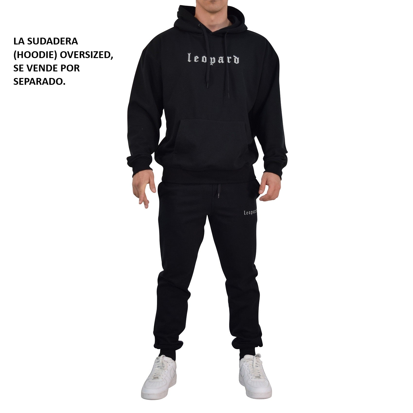 Chillout Jogger Deep Black Power Logo