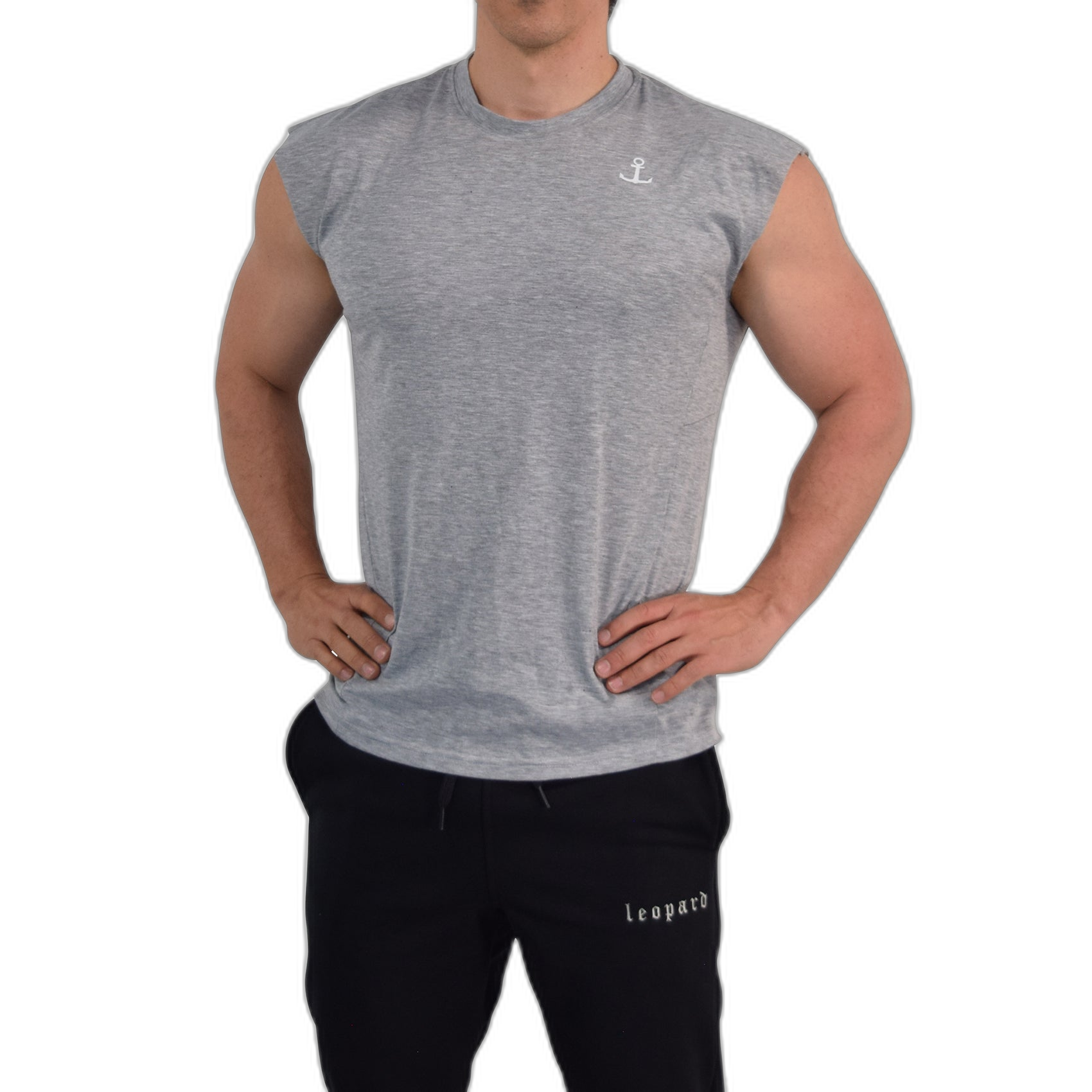 Bodybuilder Tank Light Gray