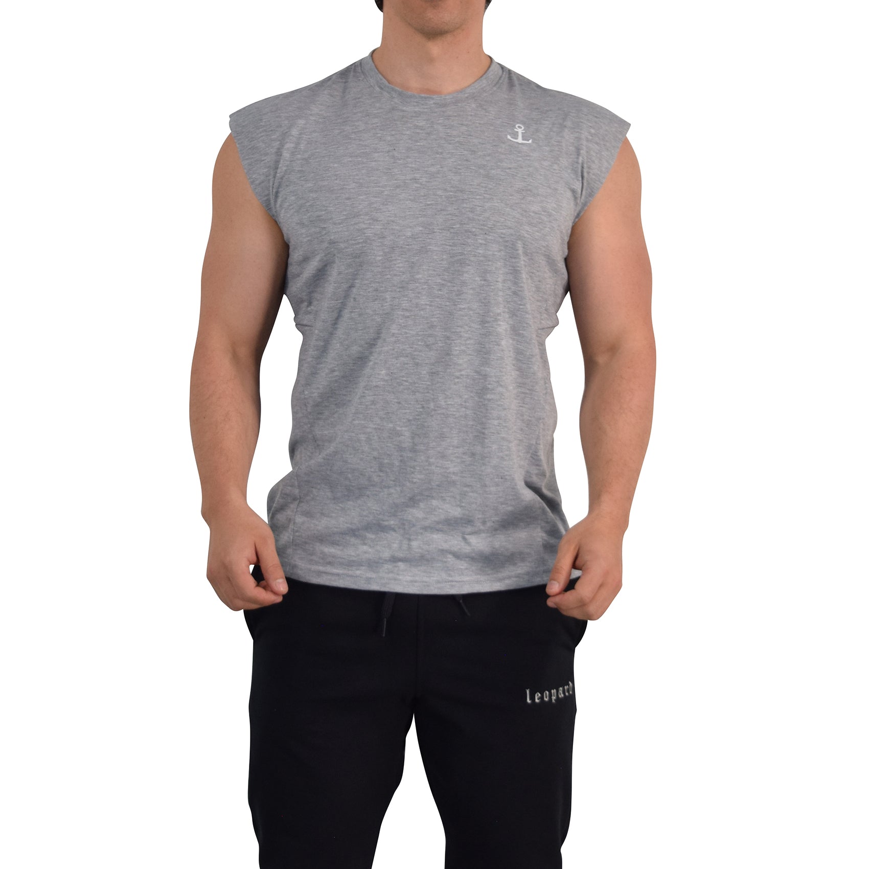 Bodybuilder Tank Light Gray