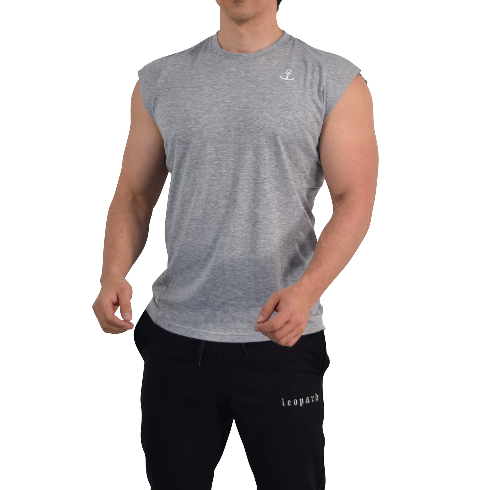 Bodybuilder Tank Light Gray