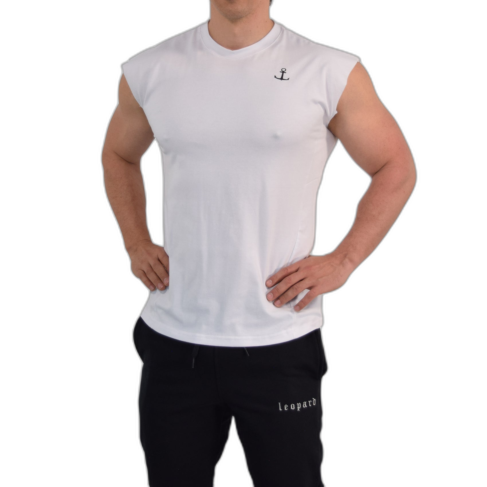 Bodybuilder Tank White