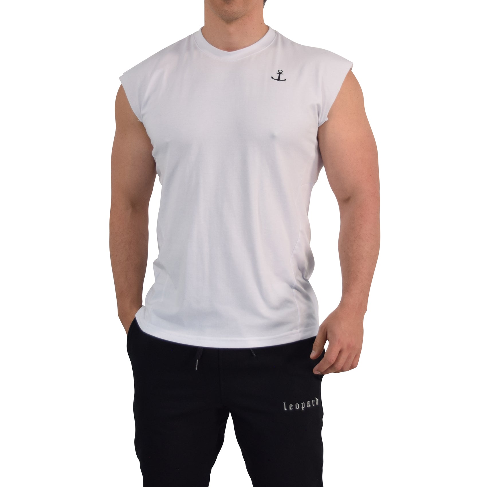 Bodybuilder Tank White