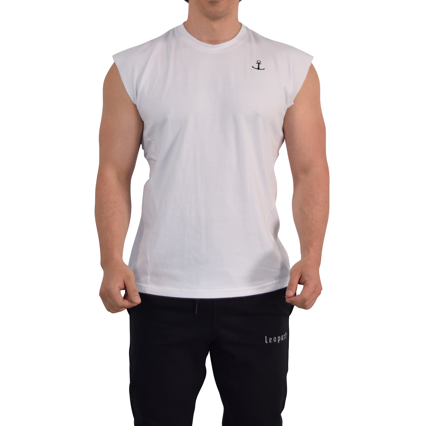 Bodybuilder Tank 3 Pack Black - Light Gray - White