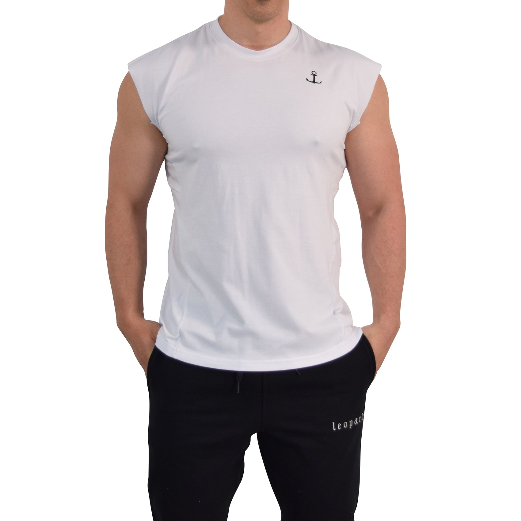 Bodybuilder Tank White