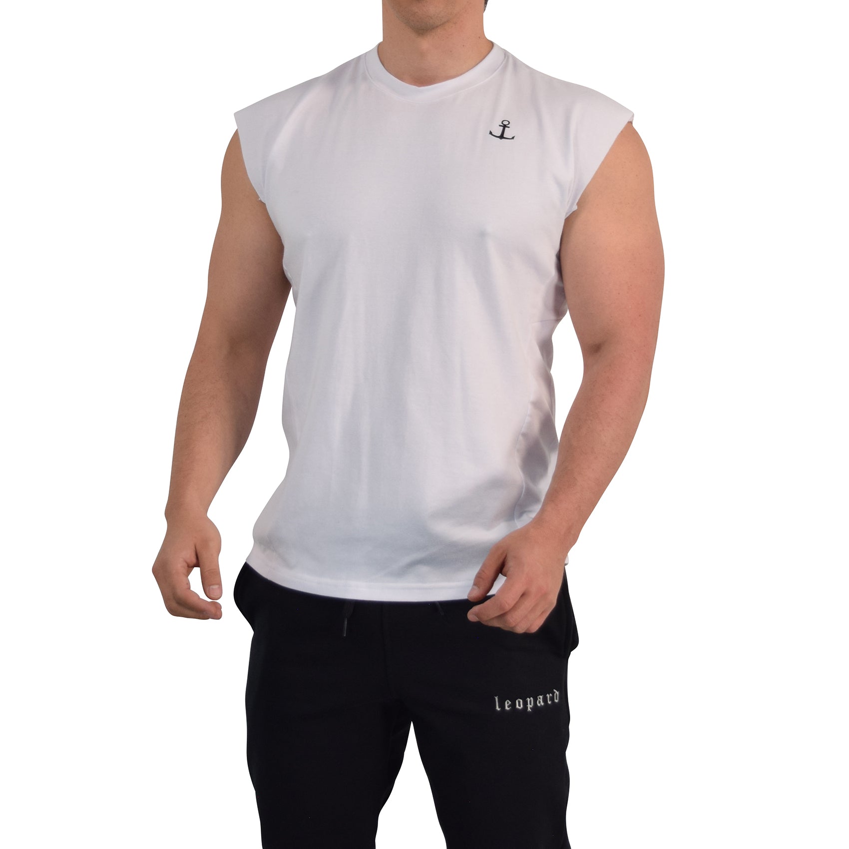 Bodybuilder Tank White