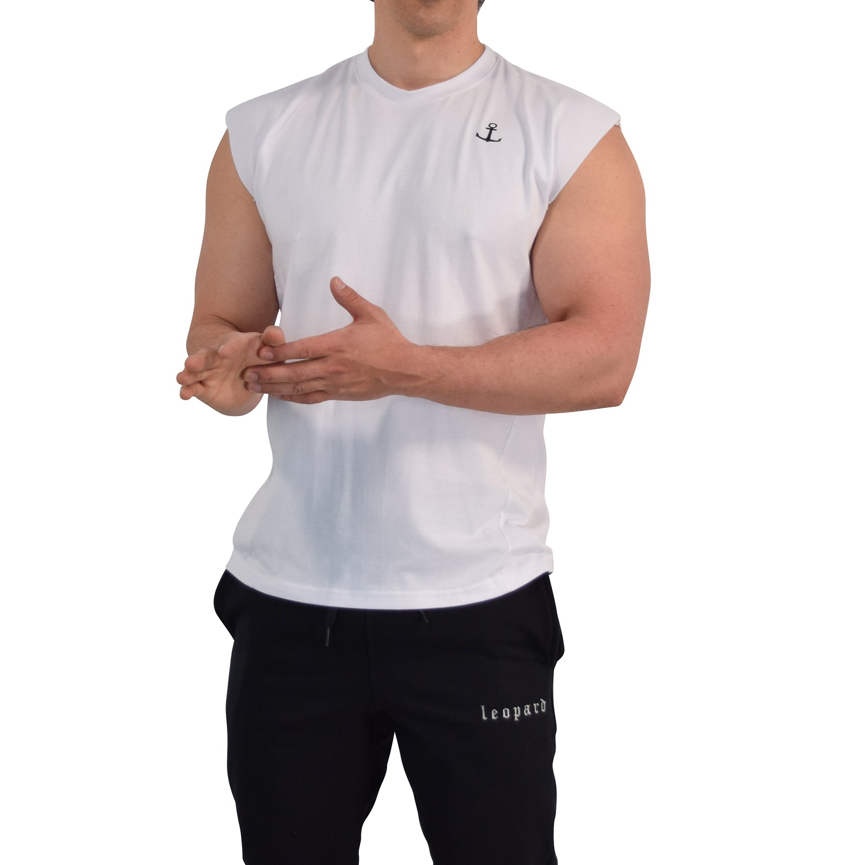 Bodybuilder Tank White