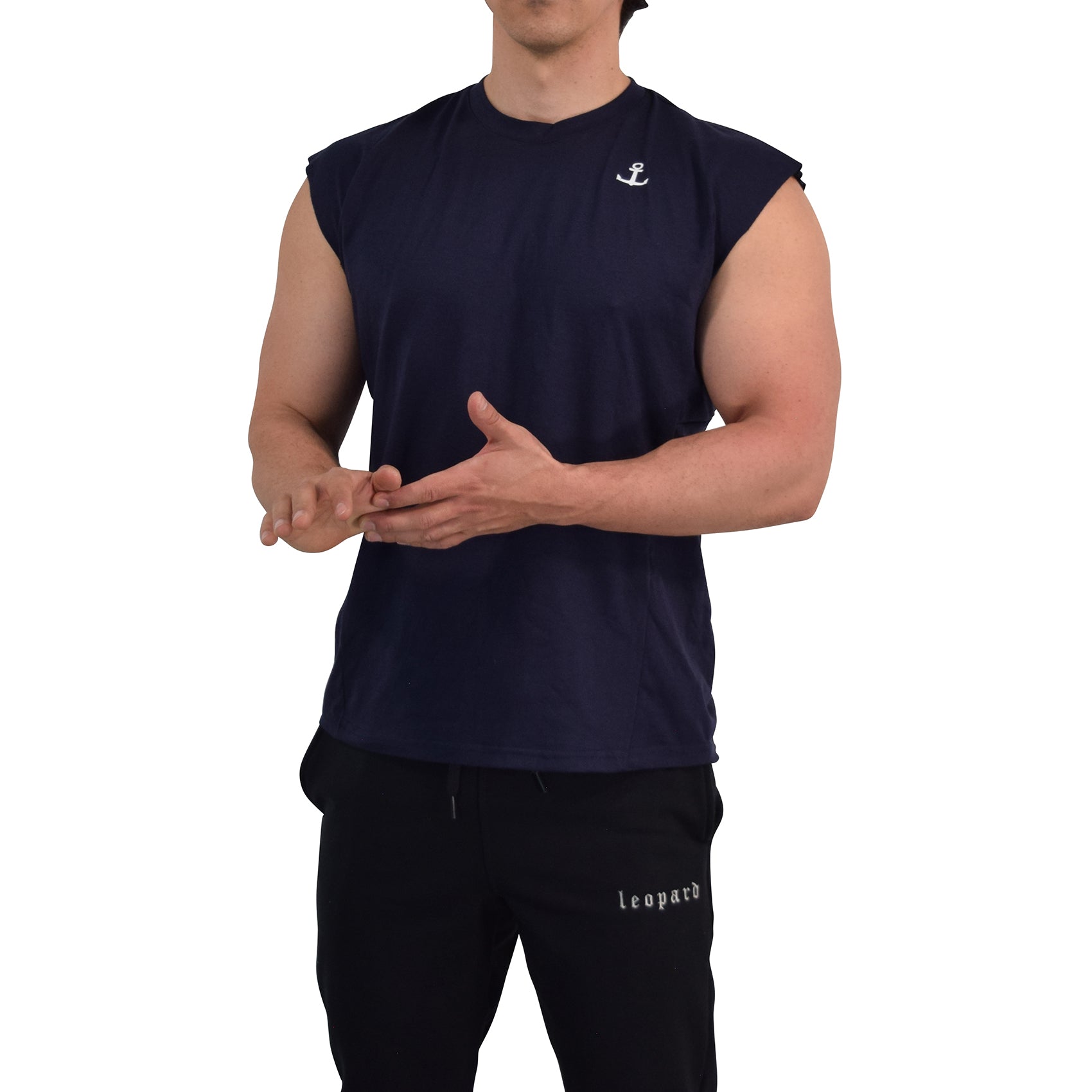 Bodybuilder Tank Navy