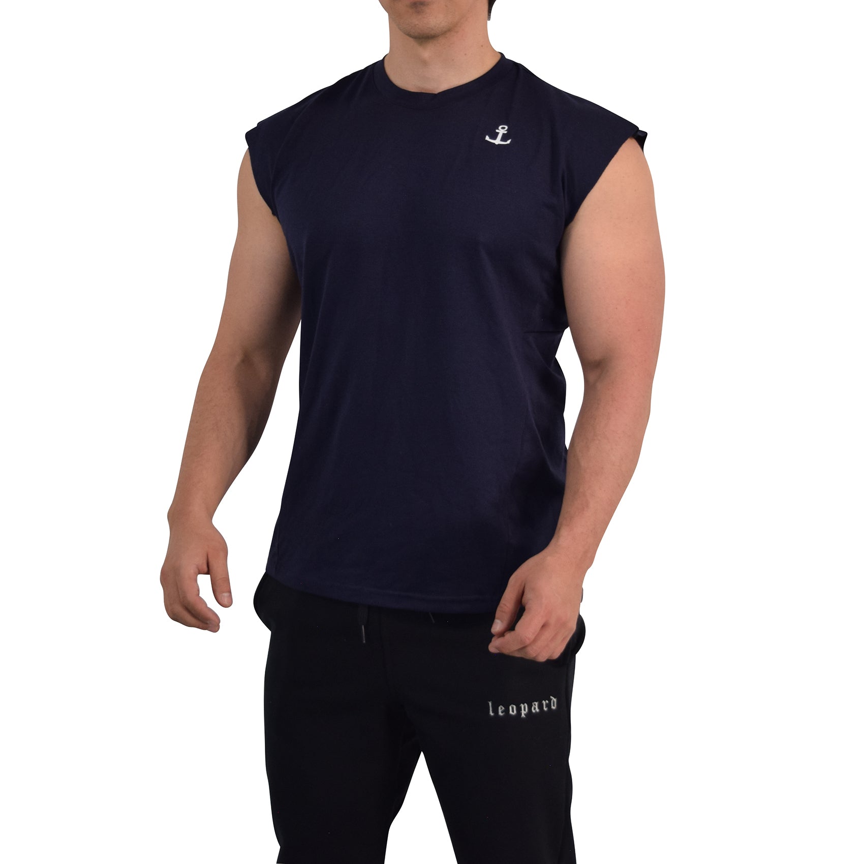 Bodybuilder Tank Navy