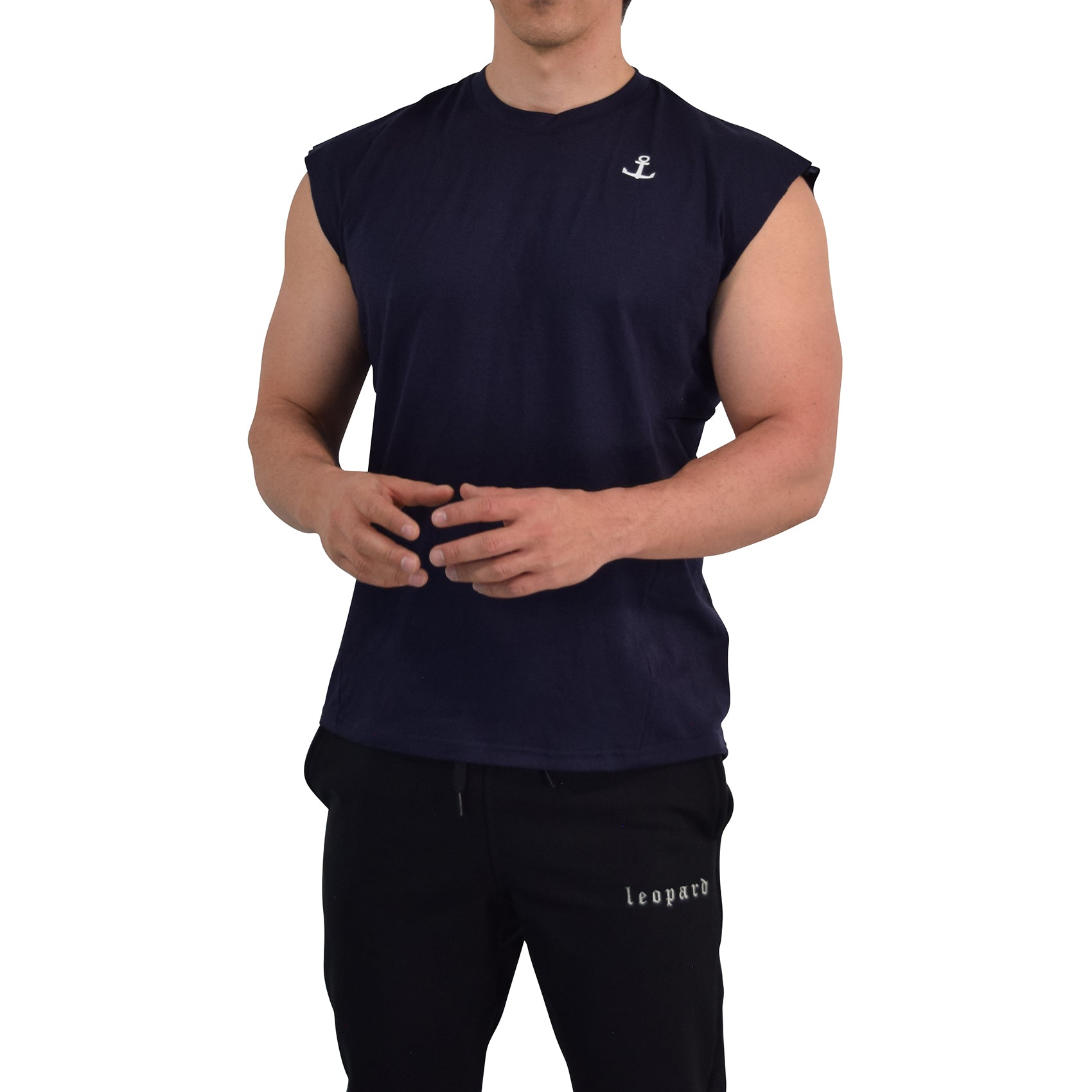 Bodybuilder Tank Navy