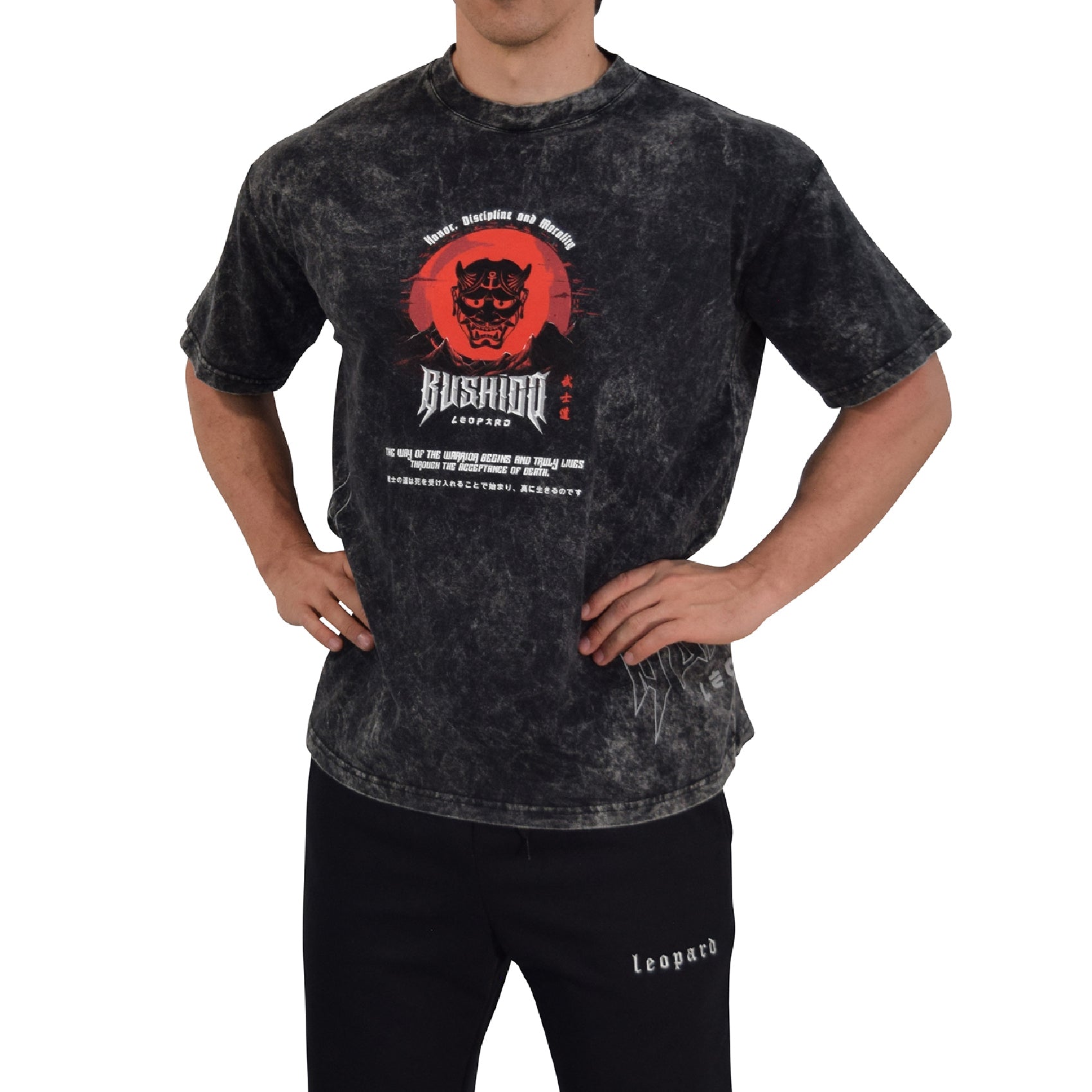 Playera Boxy | Oversized Fit Bushido Men Yoroi Warrior Mask