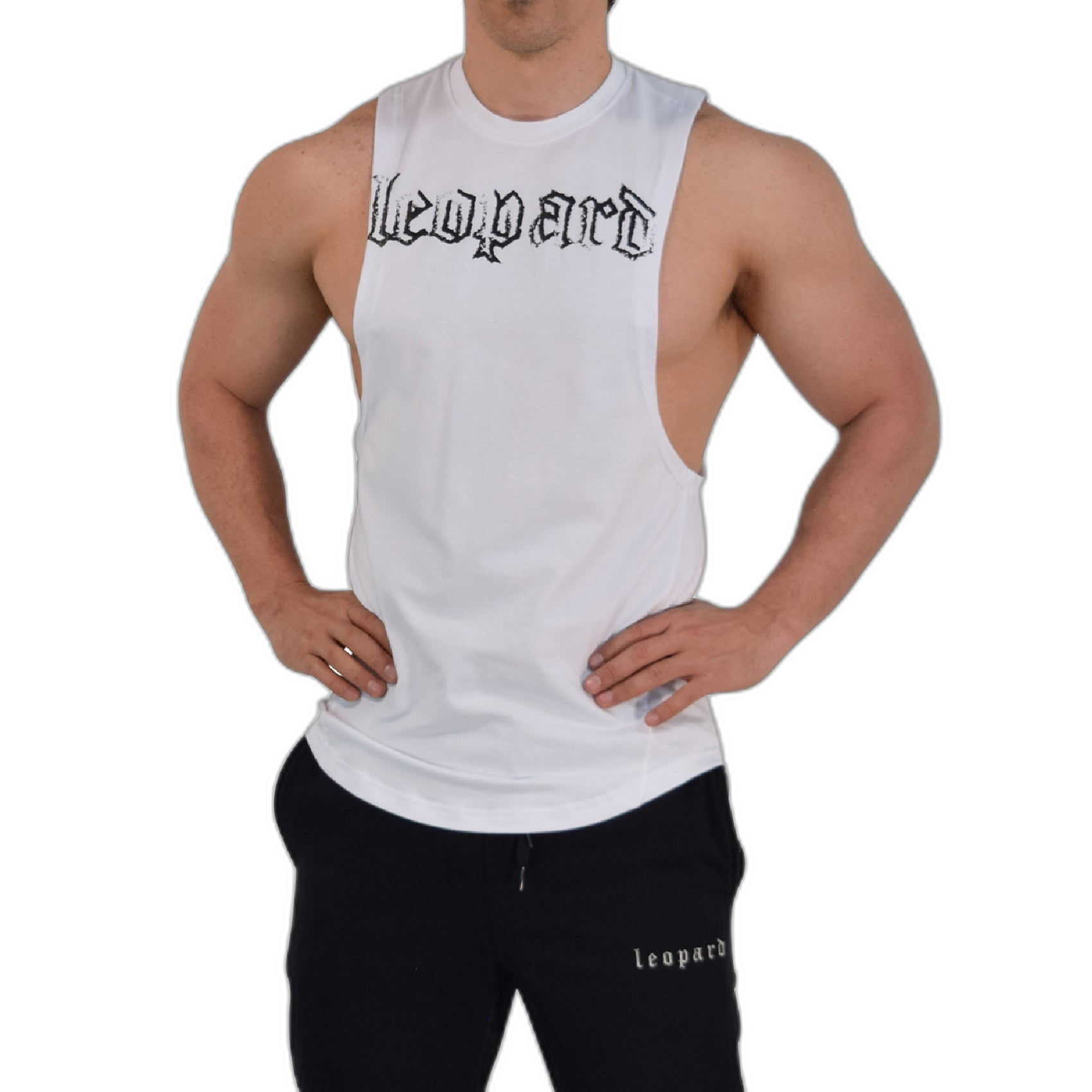 Element Sleeveless Tee White Brushed Logo
