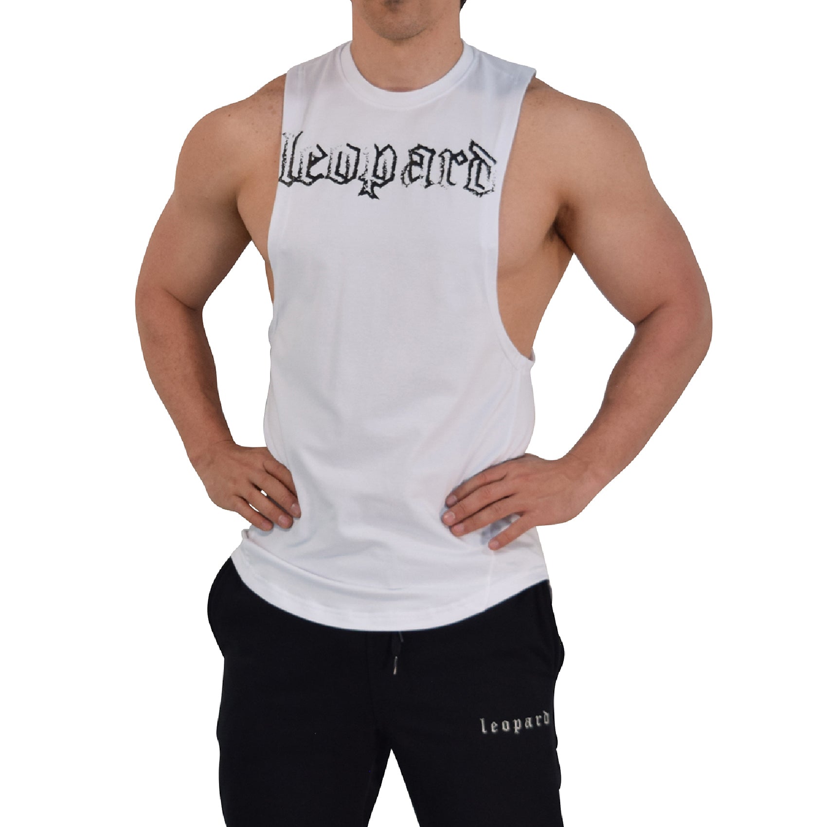 Element Sleeveless Tee White Brushed Logo