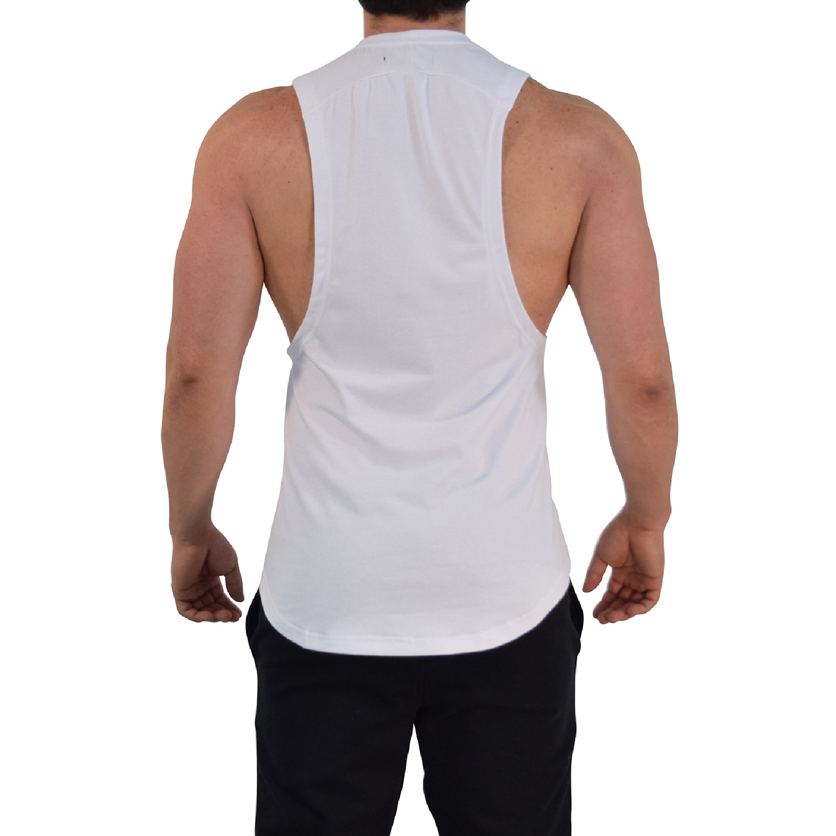 Element Sleeveless Tee White Brushed Logo